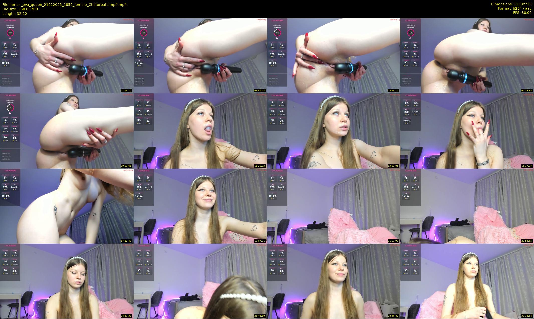 _eva_queen — 33 minute Chaturbate female cam show recording, 720p, Feb 21, 2025