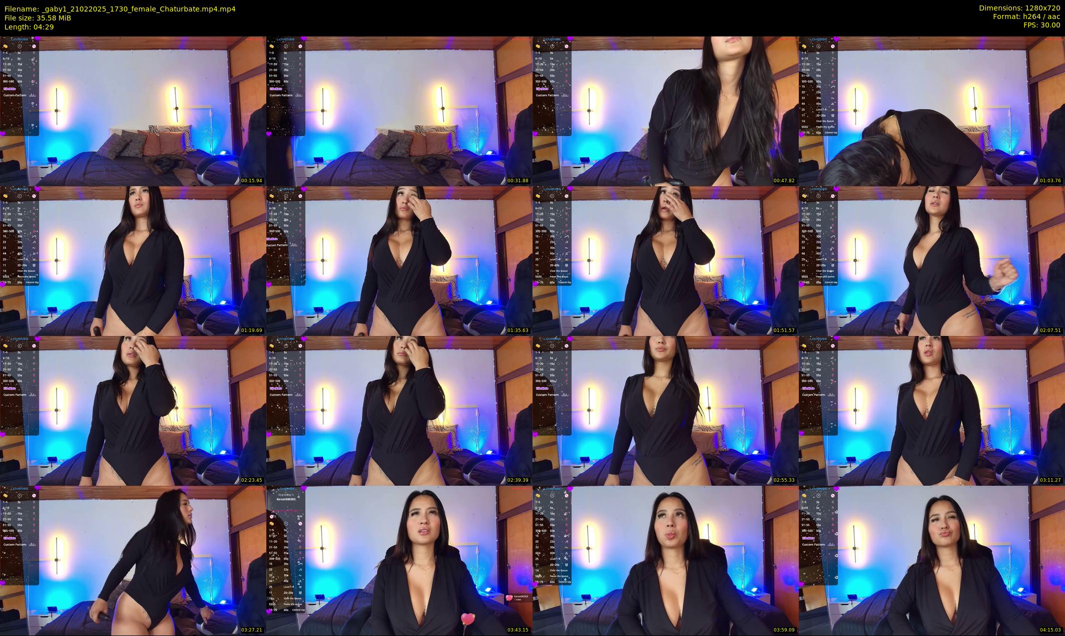 _gaby1 — 5 minute Chaturbate female cam show recording, 720p, Feb 21, 2025