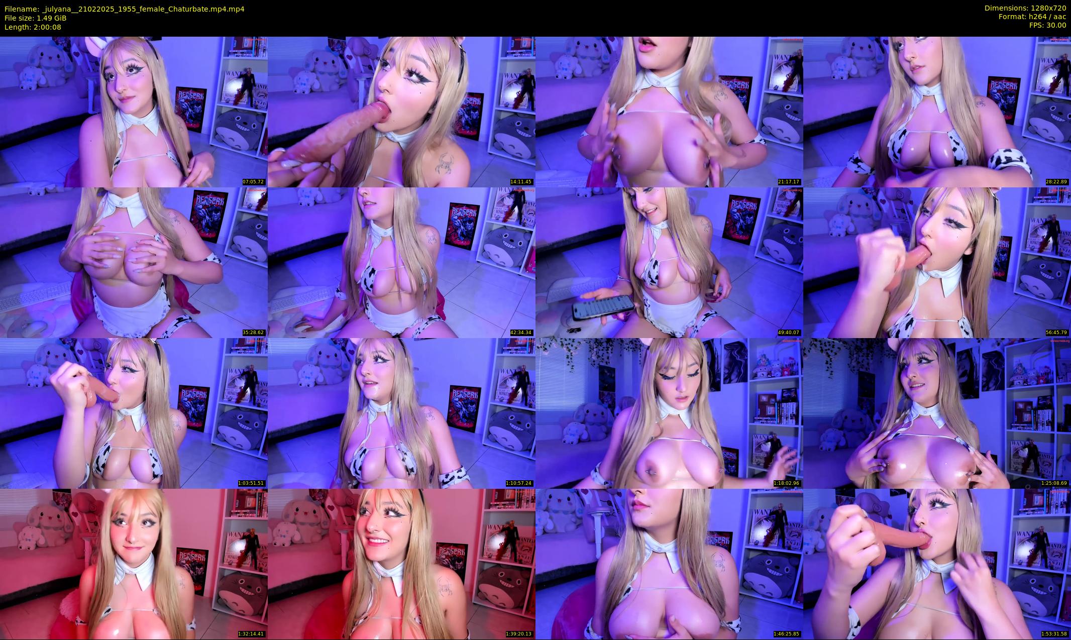 _julyana_ — 121 minute Chaturbate female cam show recording, 720p, Feb 21, 2025