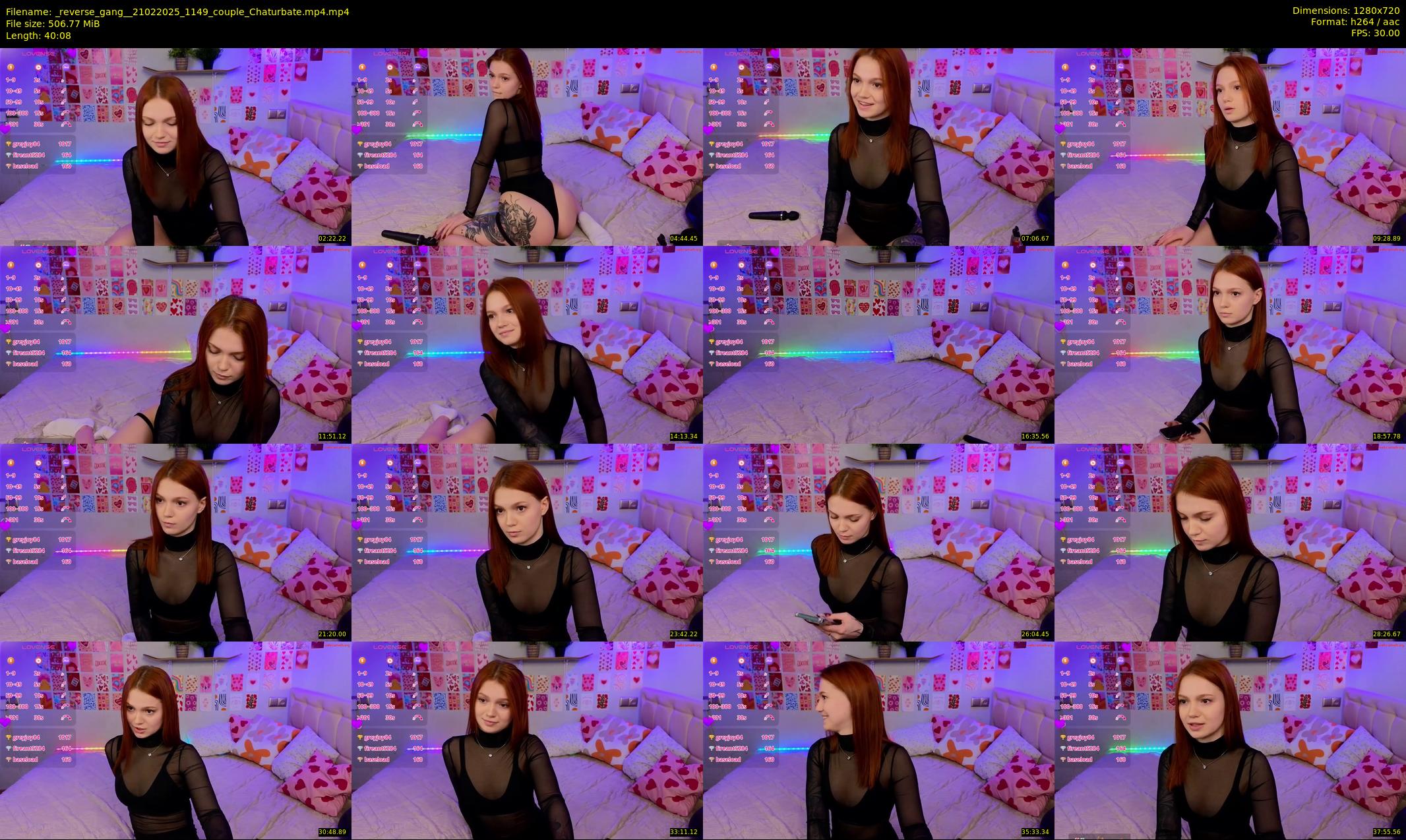 _reverse_gang_ — 41 minute Chaturbate couple cam show recording, 720p, Feb 21, 2025