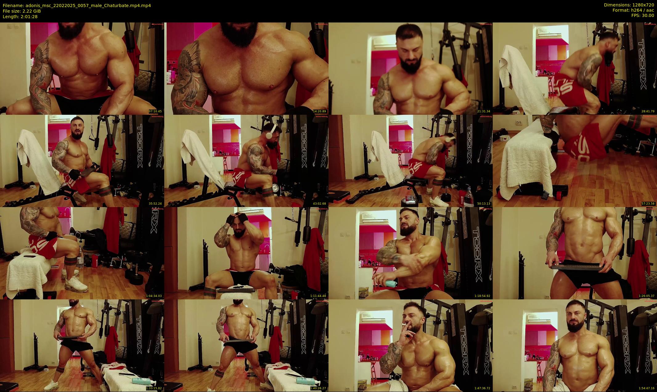 adonis_msc — 122 minute Chaturbate male cam show recording, 720p, Feb 22, 2025