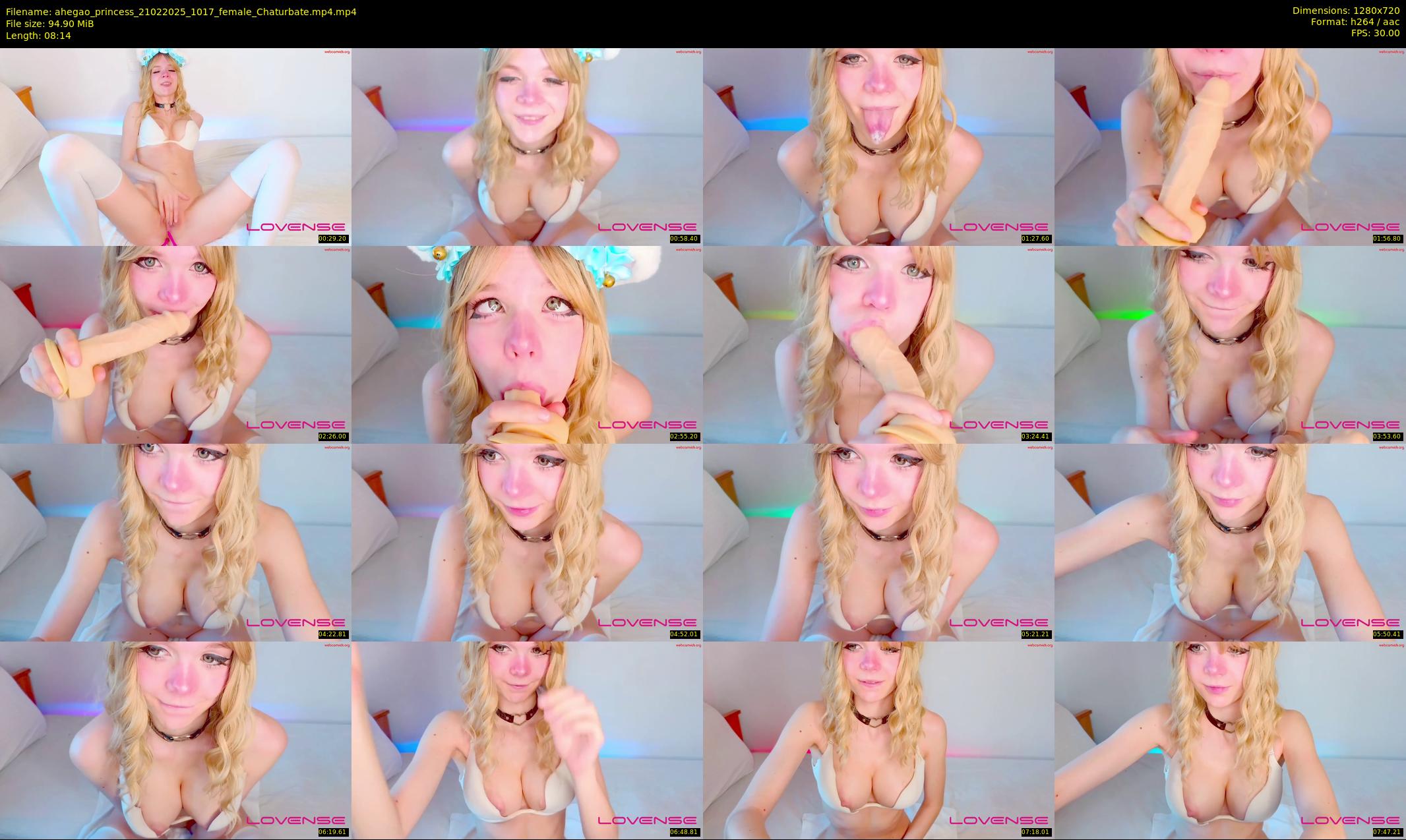 ahegao_princess — 9 minute Chaturbate female cam show recording, 720p, Feb 21, 2025