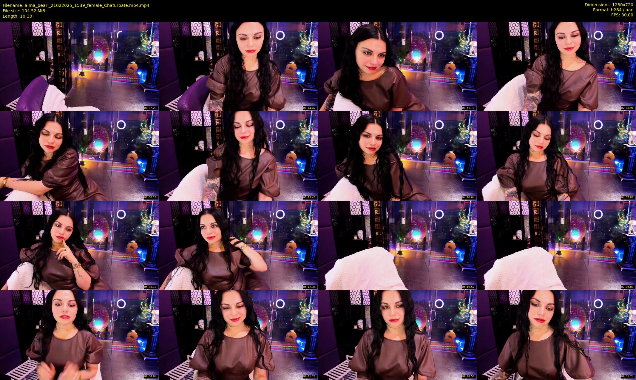 alma_pearl — 11 minute Chaturbate female cam show recording, 720p, Feb 21, 2025