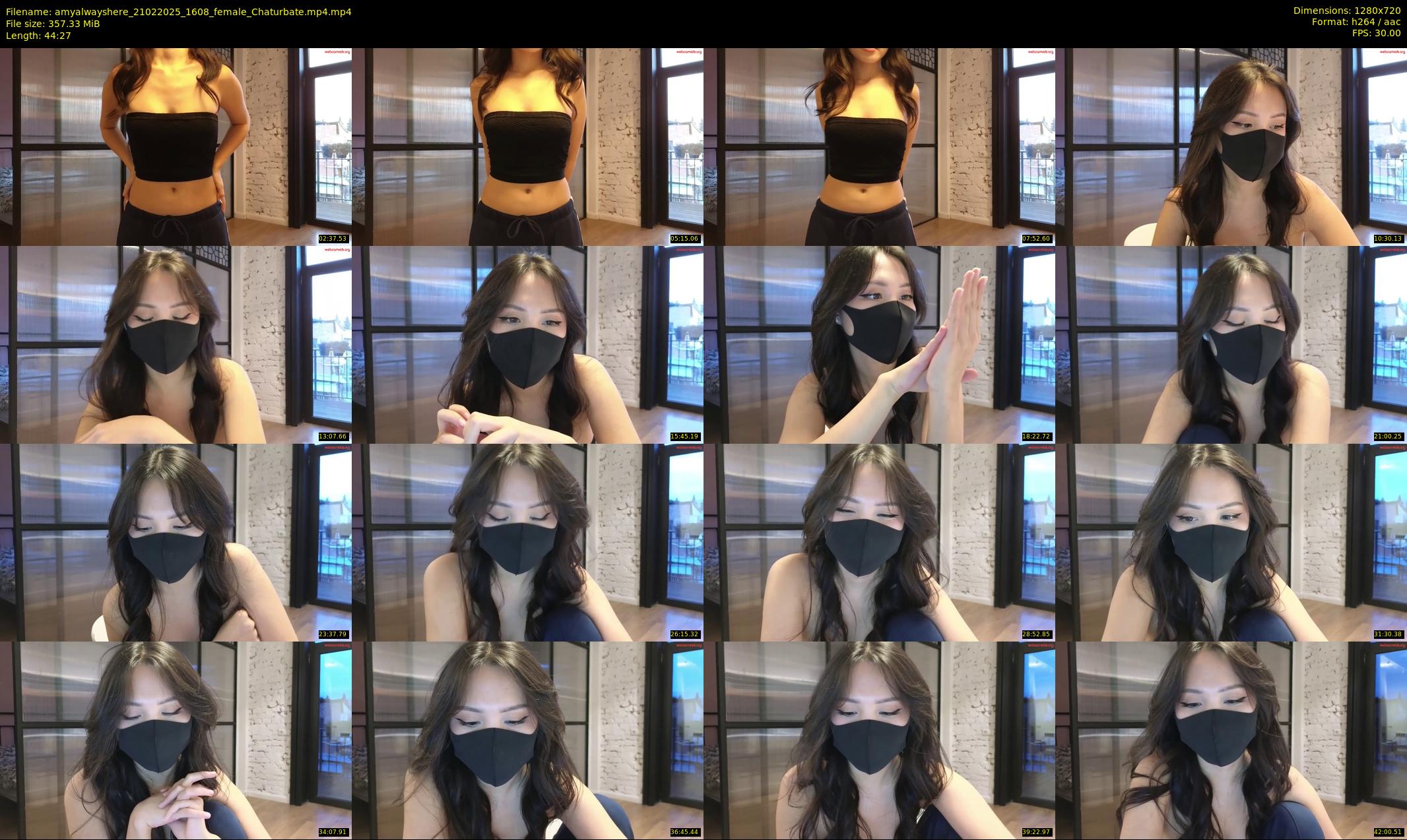 amyalwayshere — 45 minute Chaturbate female cam show recording, 720p, Feb 21, 2025