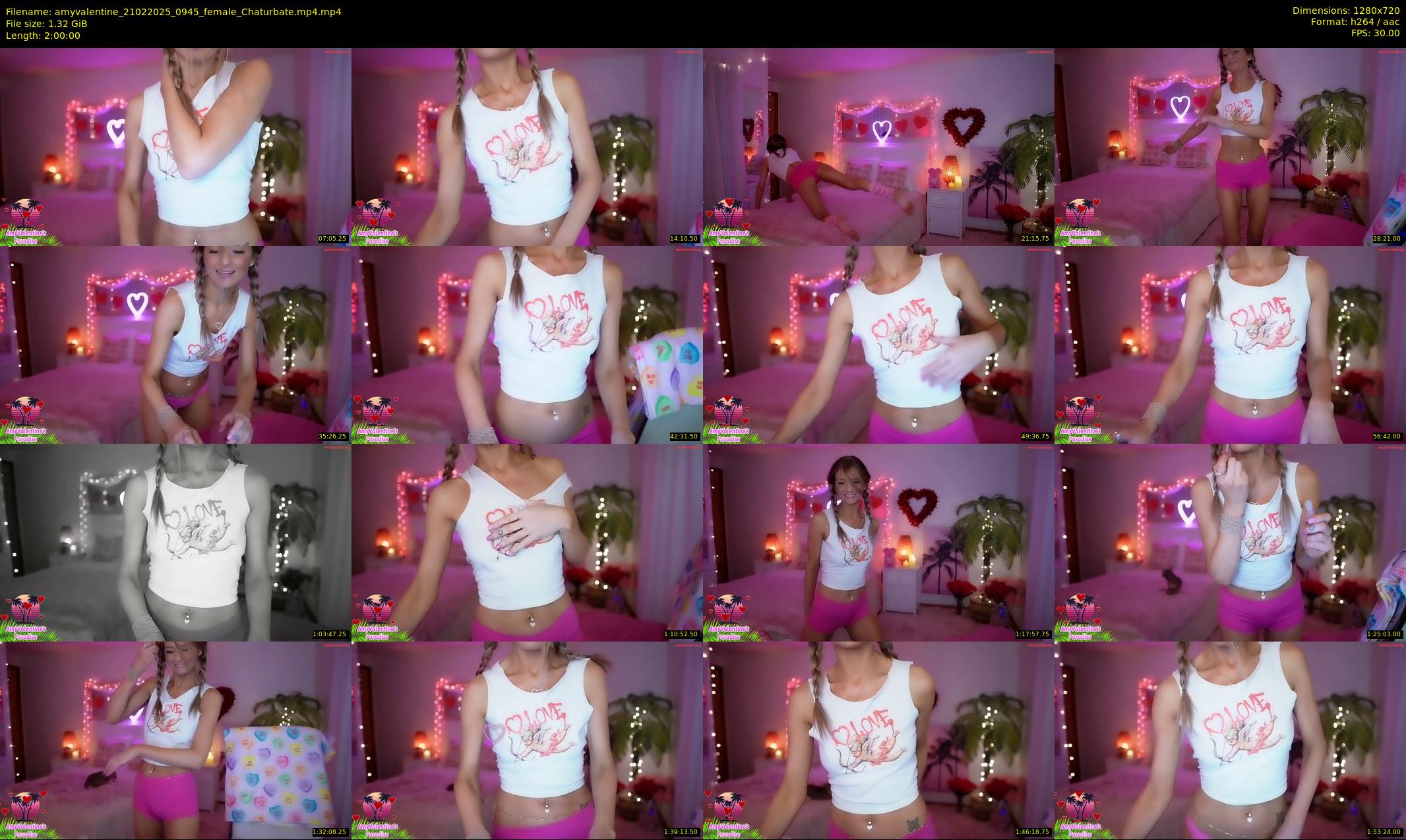 amyvalentine — 120 minute Chaturbate female cam show recording, 720p, Feb 21, 2025