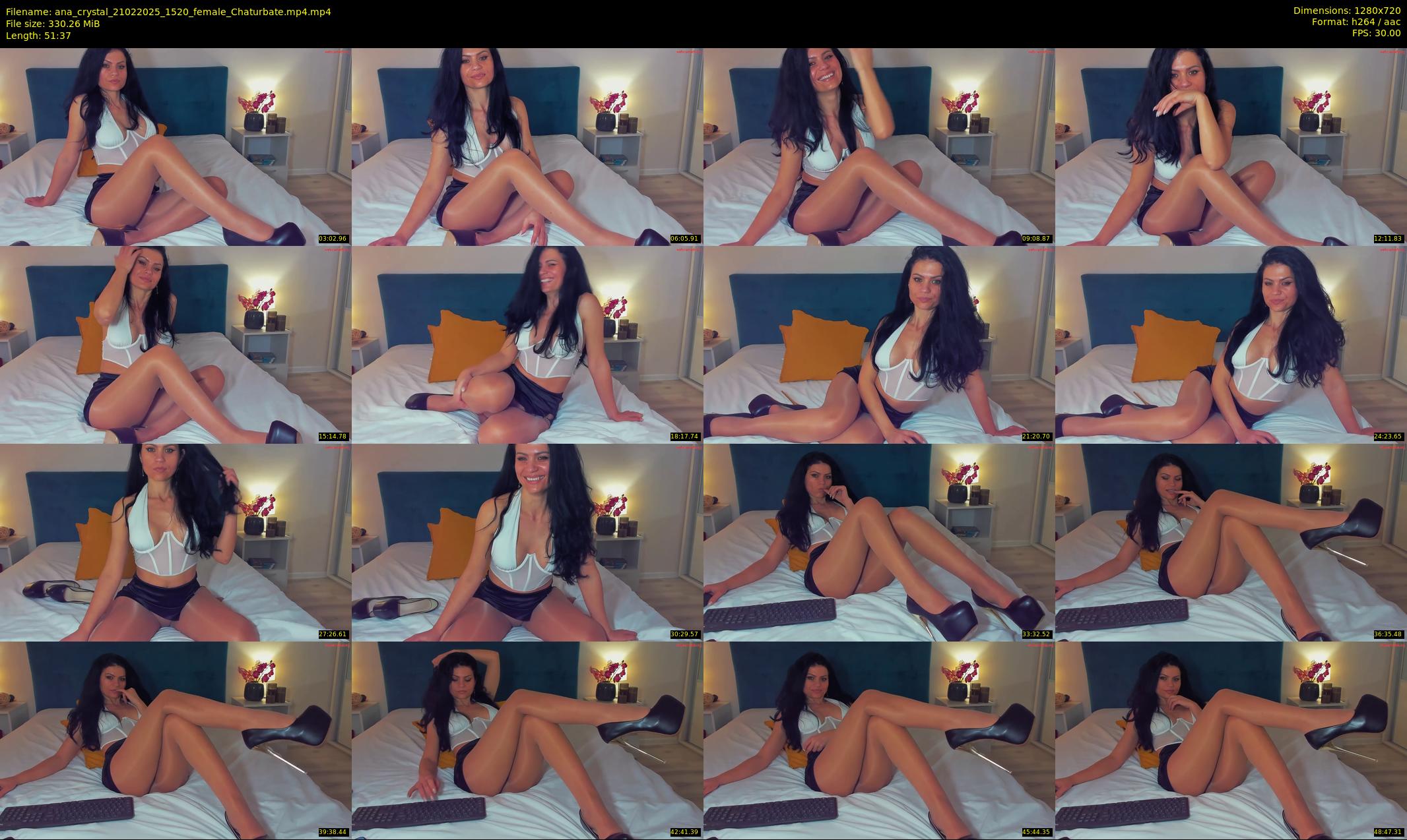 ana_crystal — 52 minute Chaturbate female cam show recording, 720p, Feb 21, 2025