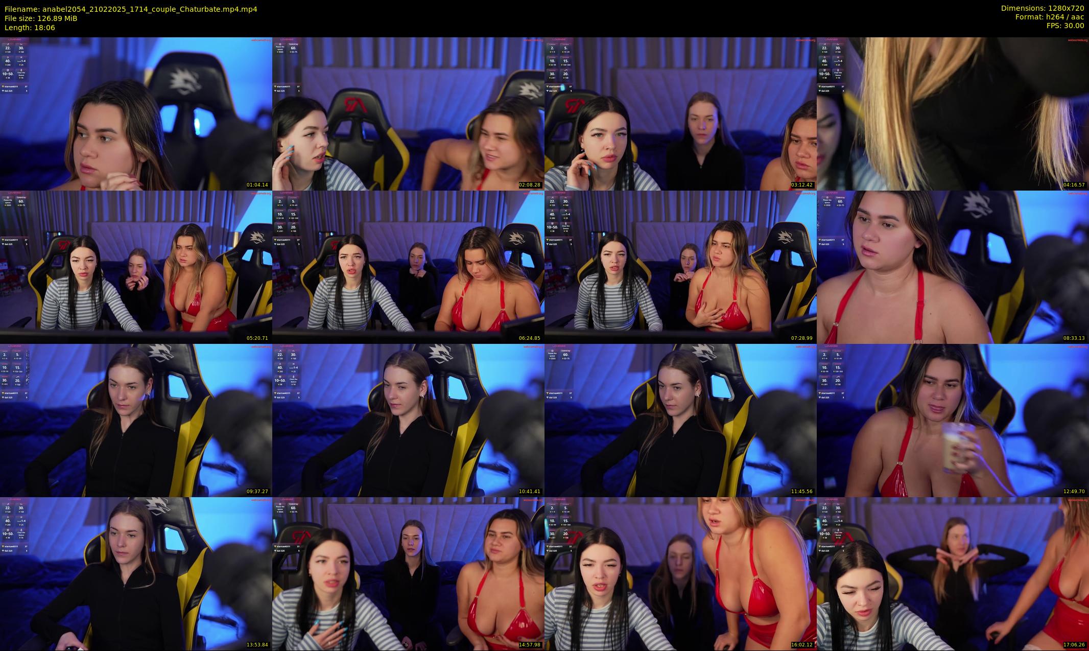 anabel2054 — 19 minute Chaturbate female cam show recording, 720p, Feb 21, 2025