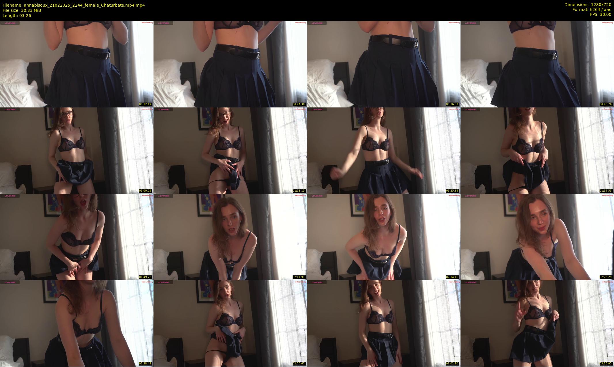 annabisoux — 4 minute Chaturbate female cam show recording, 720p, Feb 21, 2025