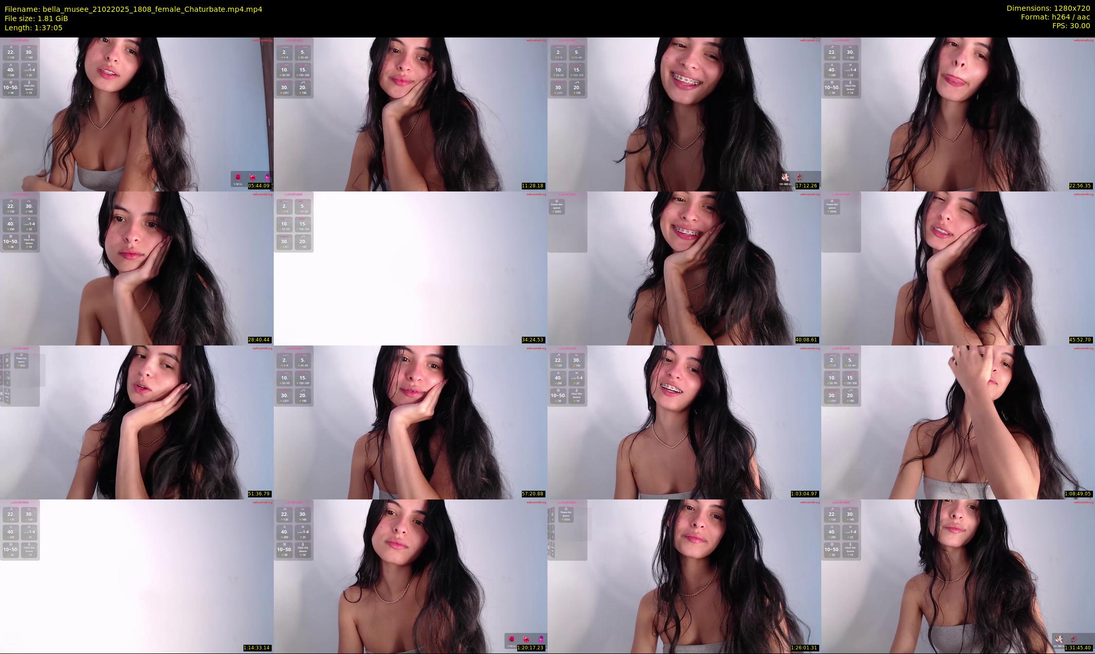 bella_musee — 98 minute Chaturbate female cam show recording, 720p, Feb 21, 2025