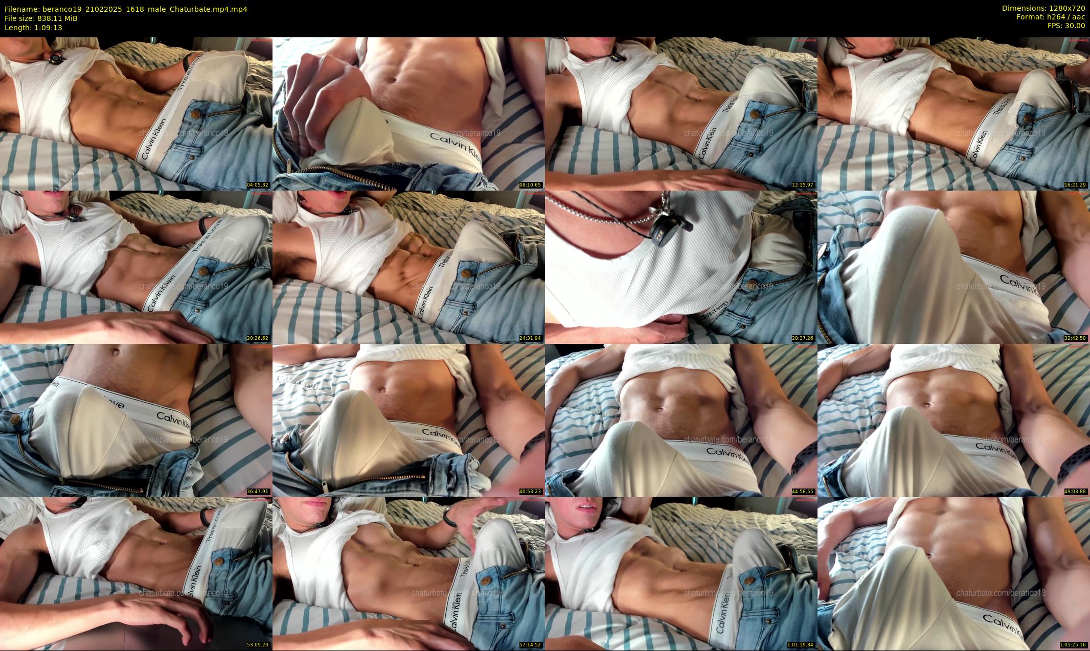 beranco19 — 70 minute Chaturbate male cam show recording, 720p, Feb 21, 2025