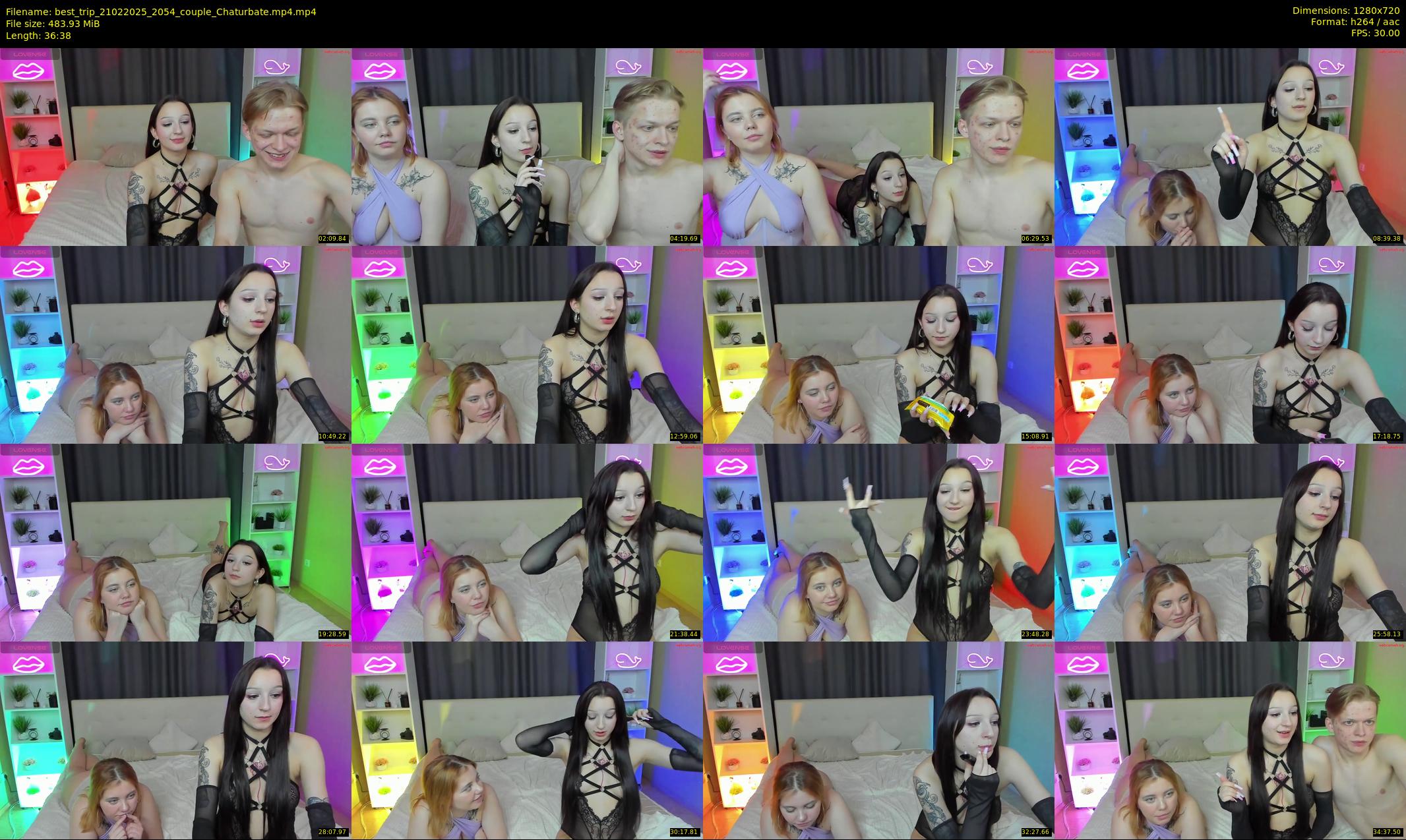 best_trip — 37 minute Chaturbate couple cam show recording, 720p, Feb 21, 2025