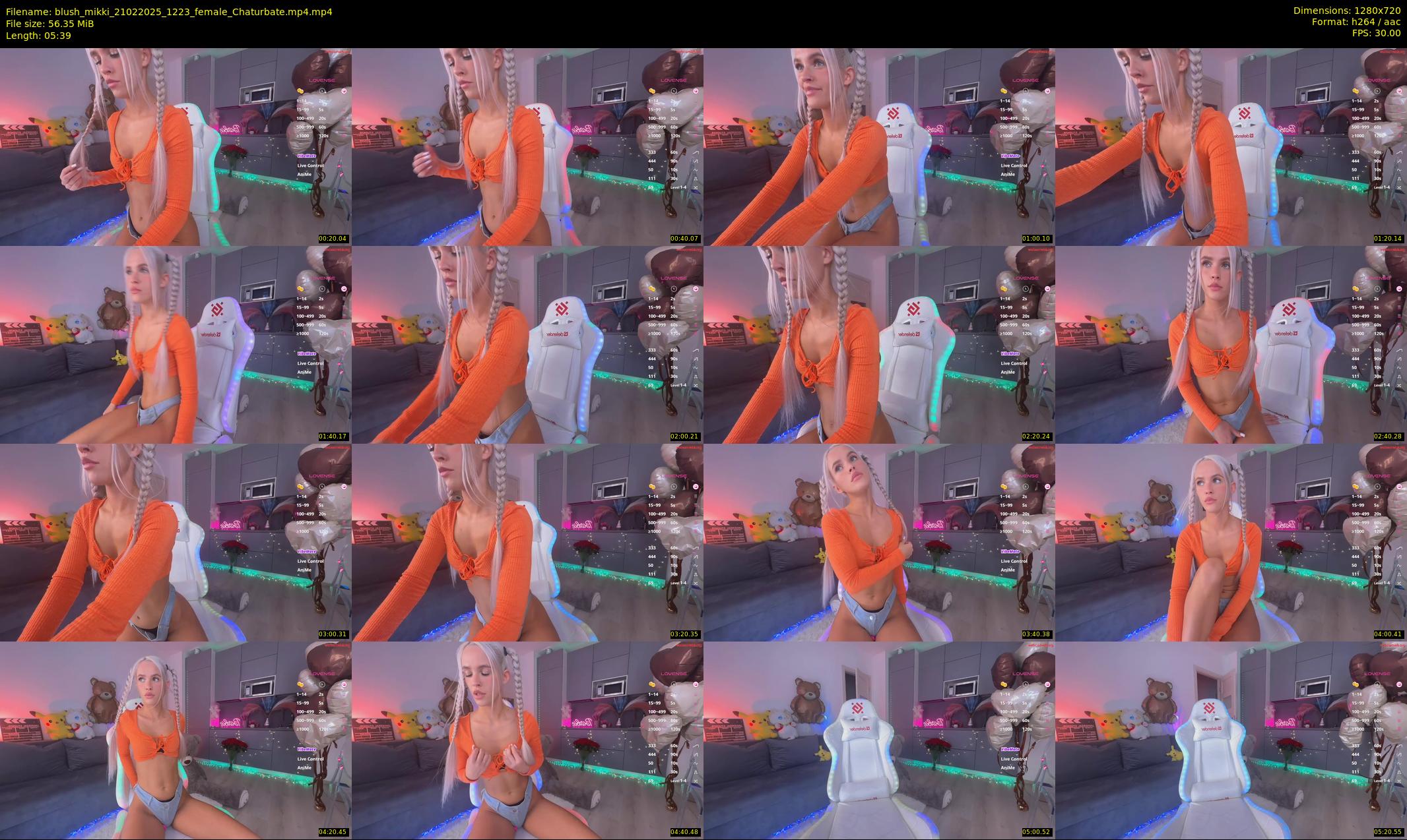 blush_mikki — 6 minute Chaturbate female cam show recording, 720p, Feb 21, 2025