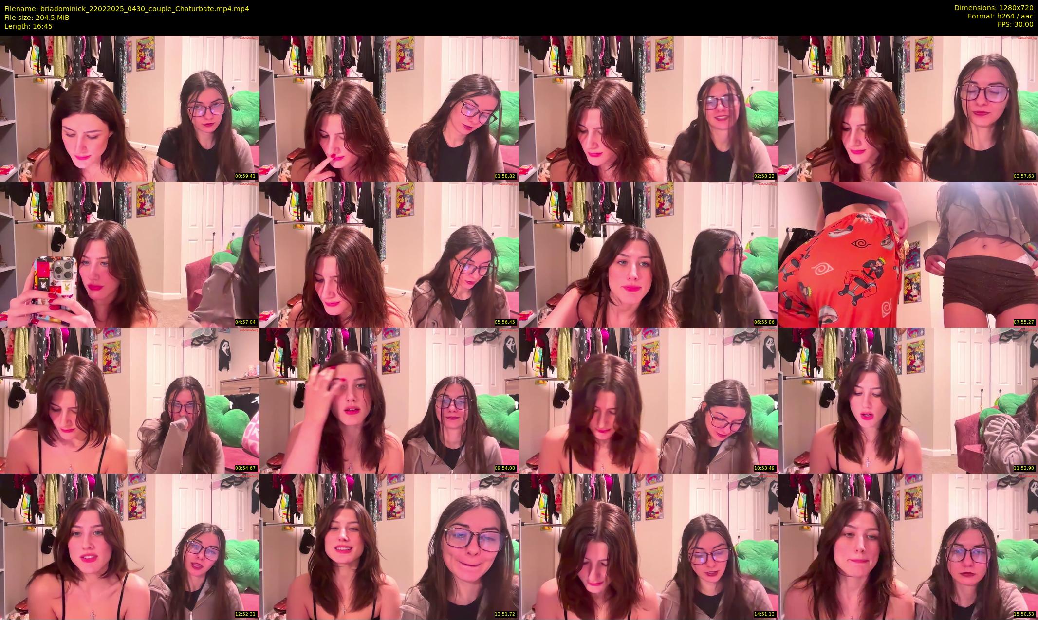 briadominick — 17 minute Chaturbate couple cam show recording, 720p, Feb 22, 2025