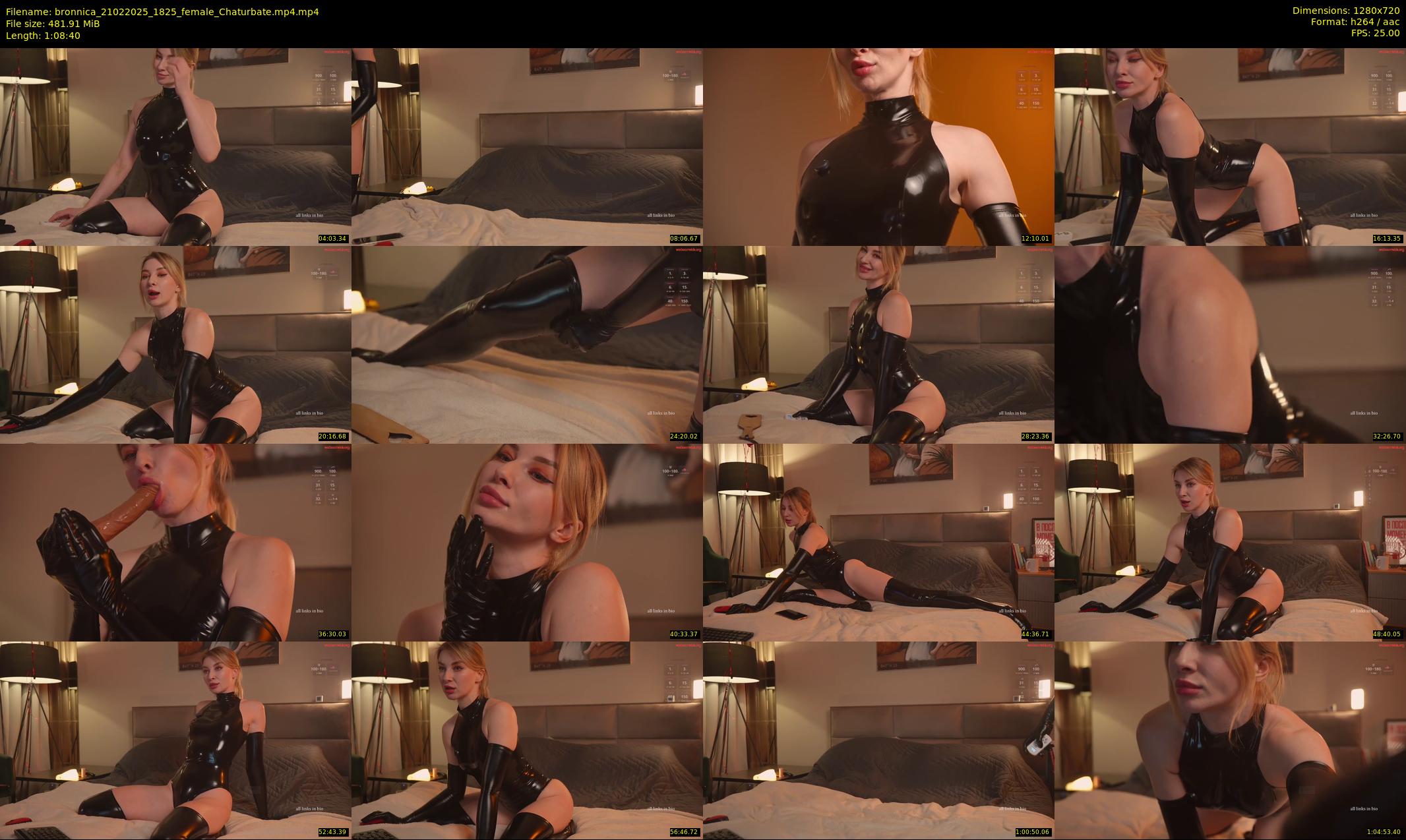 bronnica — 69 minute Chaturbate female cam show recording, 720p, Feb 21, 2025