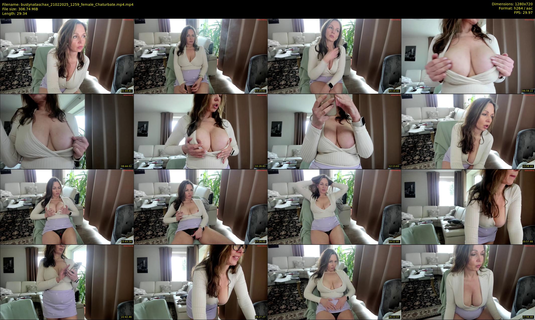 bustynataschax — 30 minute Chaturbate female cam show recording, 720p, Feb 21, 2025