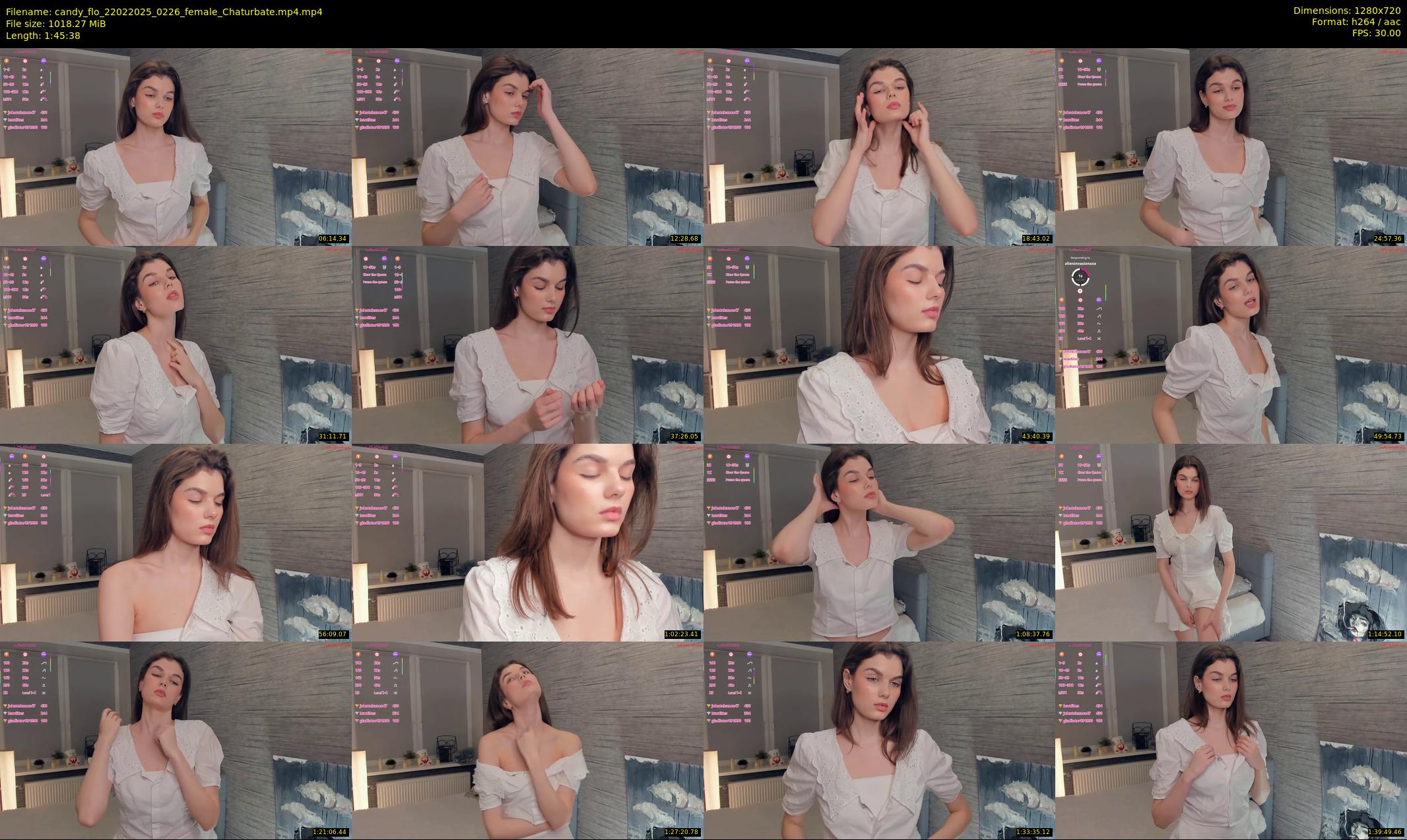 candy_flo — 106 minute Chaturbate female cam show recording, 720p, Feb 22, 2025