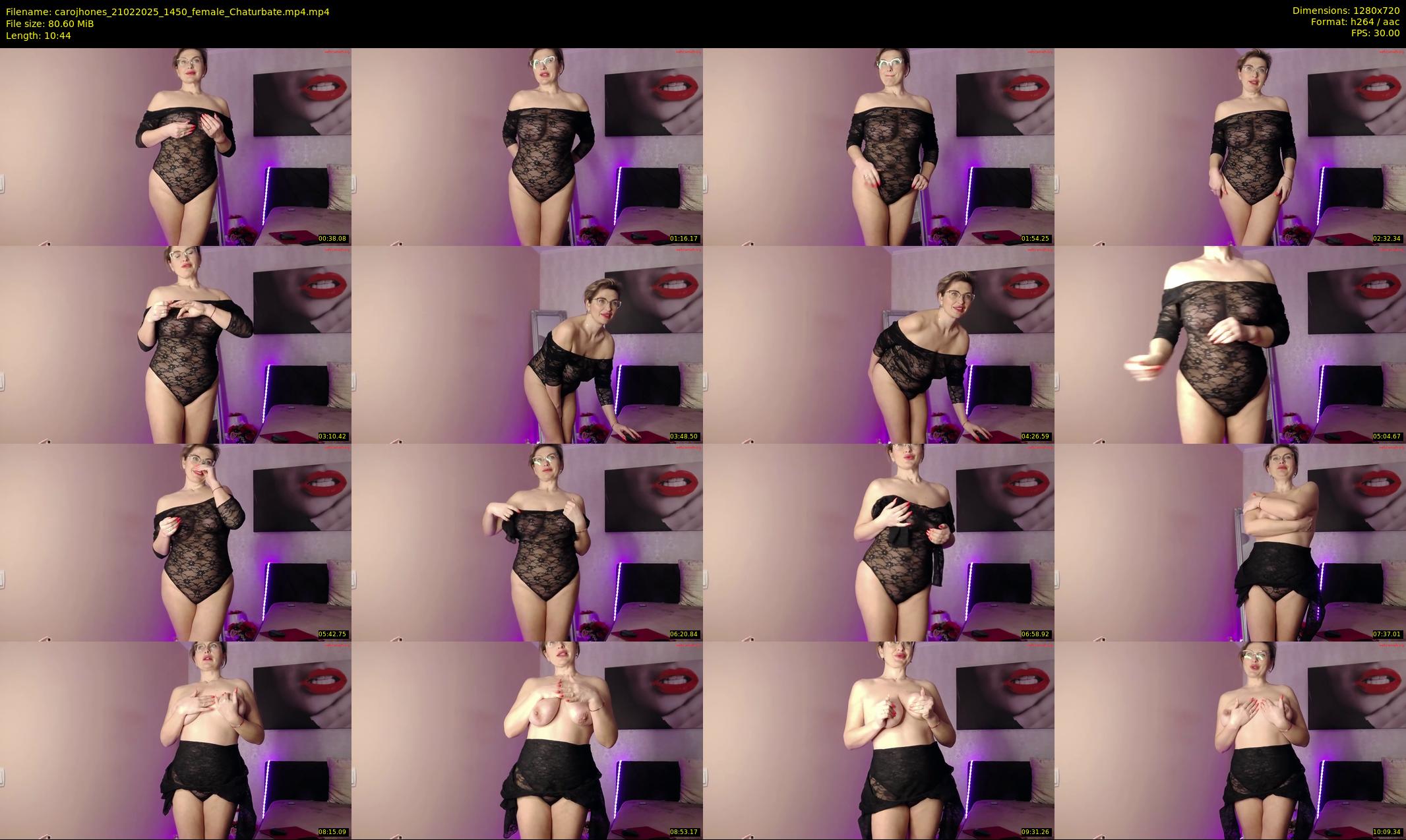 carojhones — 11 minute Chaturbate female cam show recording, 720p, Feb 21, 2025
