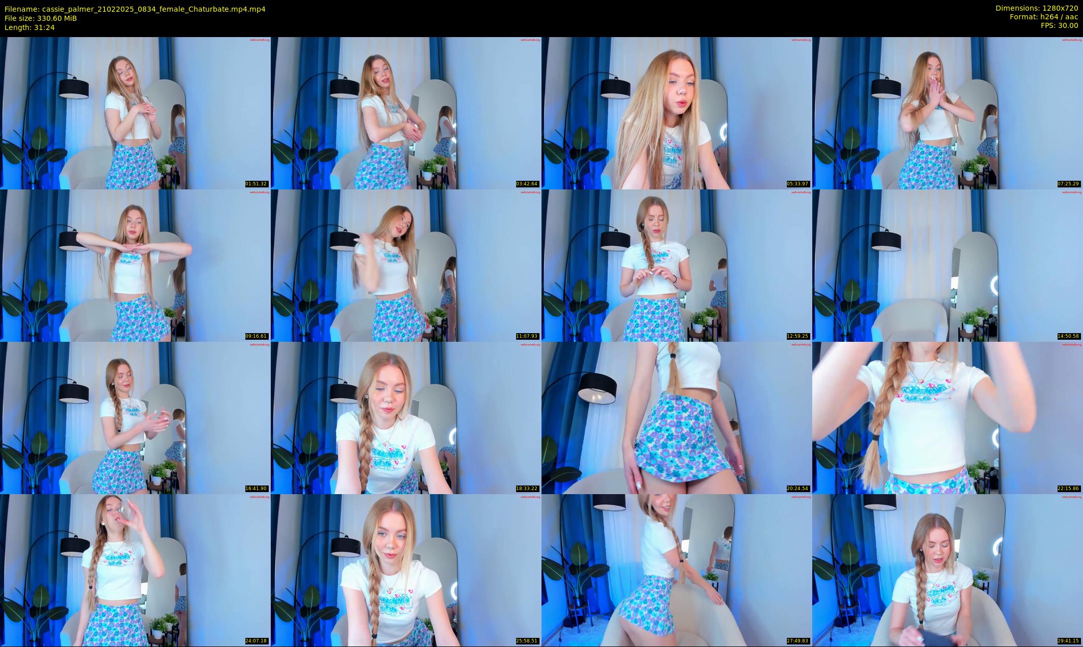 cassie_palmer — 32 minute Chaturbate female cam show recording, 720p, Feb 21, 2025