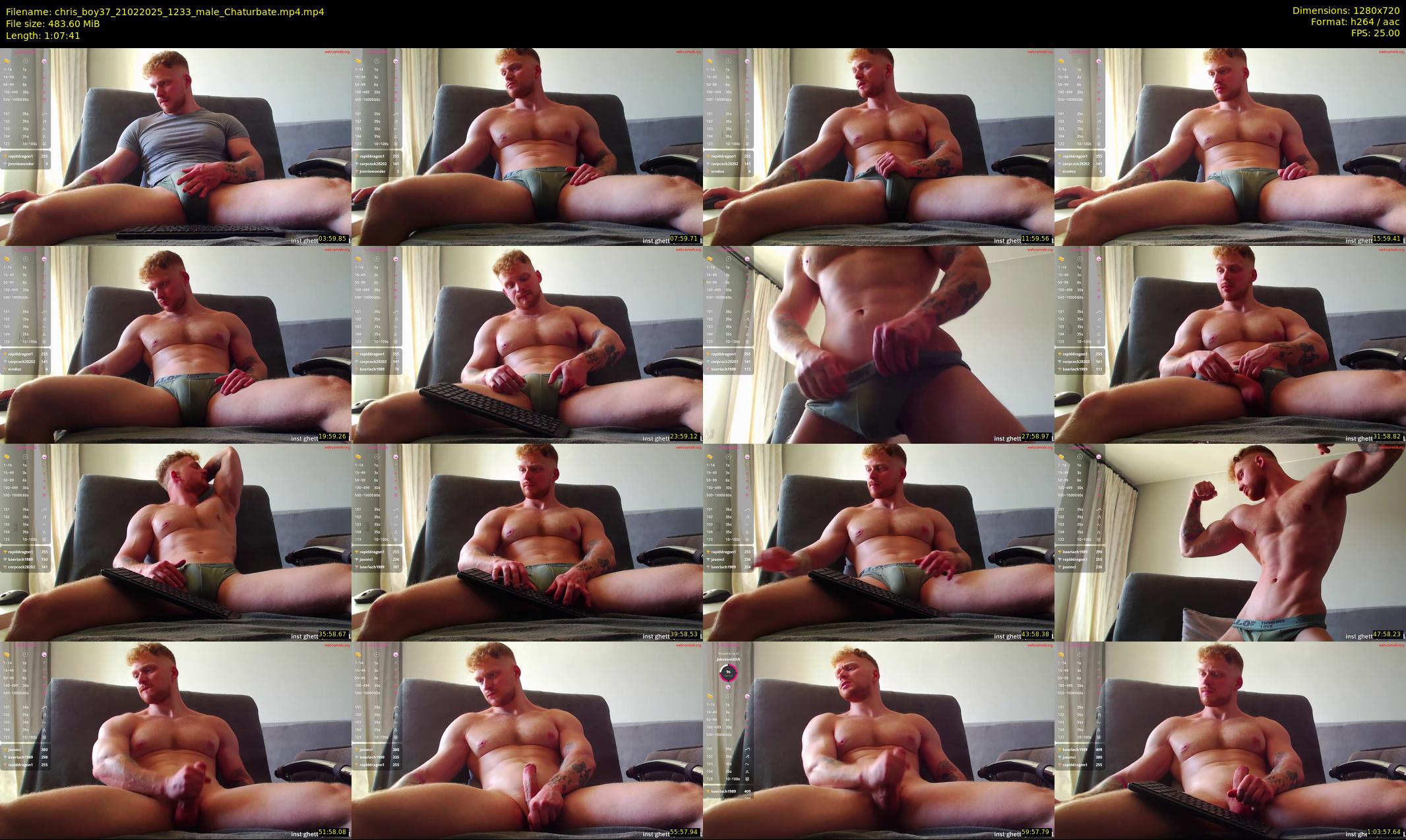 chris_boy37 — 68 minute Chaturbate male cam show recording, 720p, Feb 21, 2025