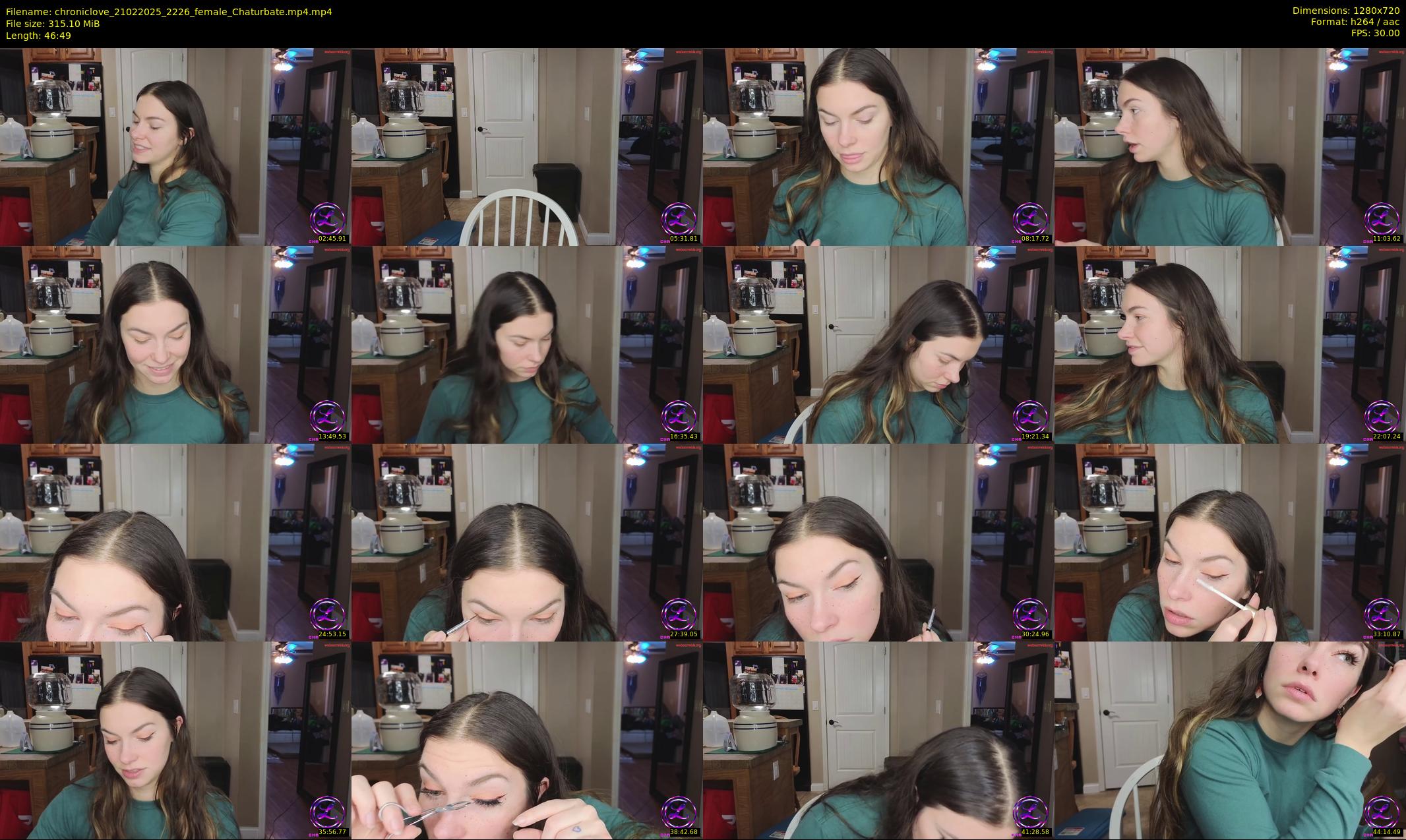 chroniclove — 47 minute Chaturbate female cam show recording, 720p, Feb 21, 2025