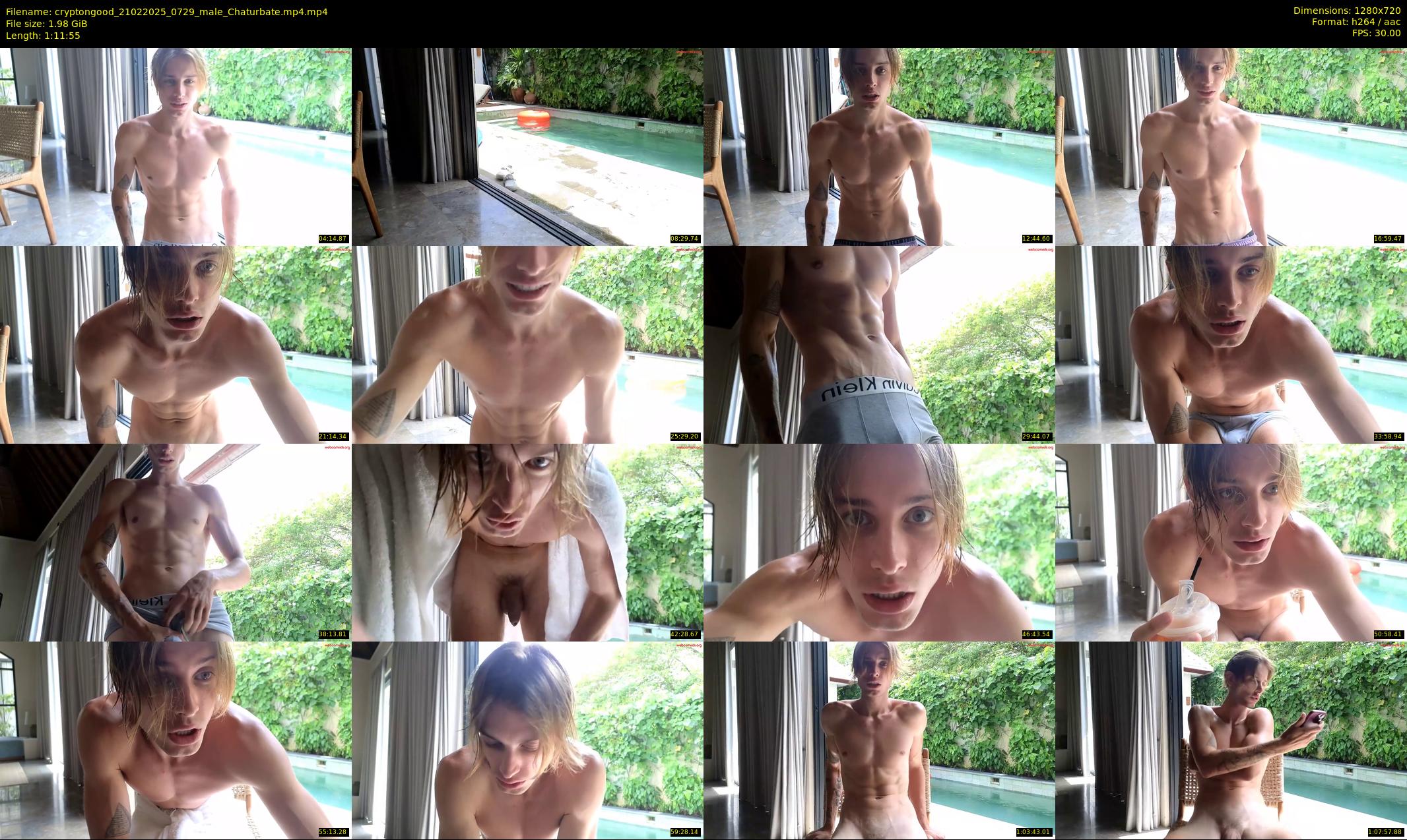 cryptongood — 72 minute Chaturbate male cam show recording, 720p, Feb 21, 2025