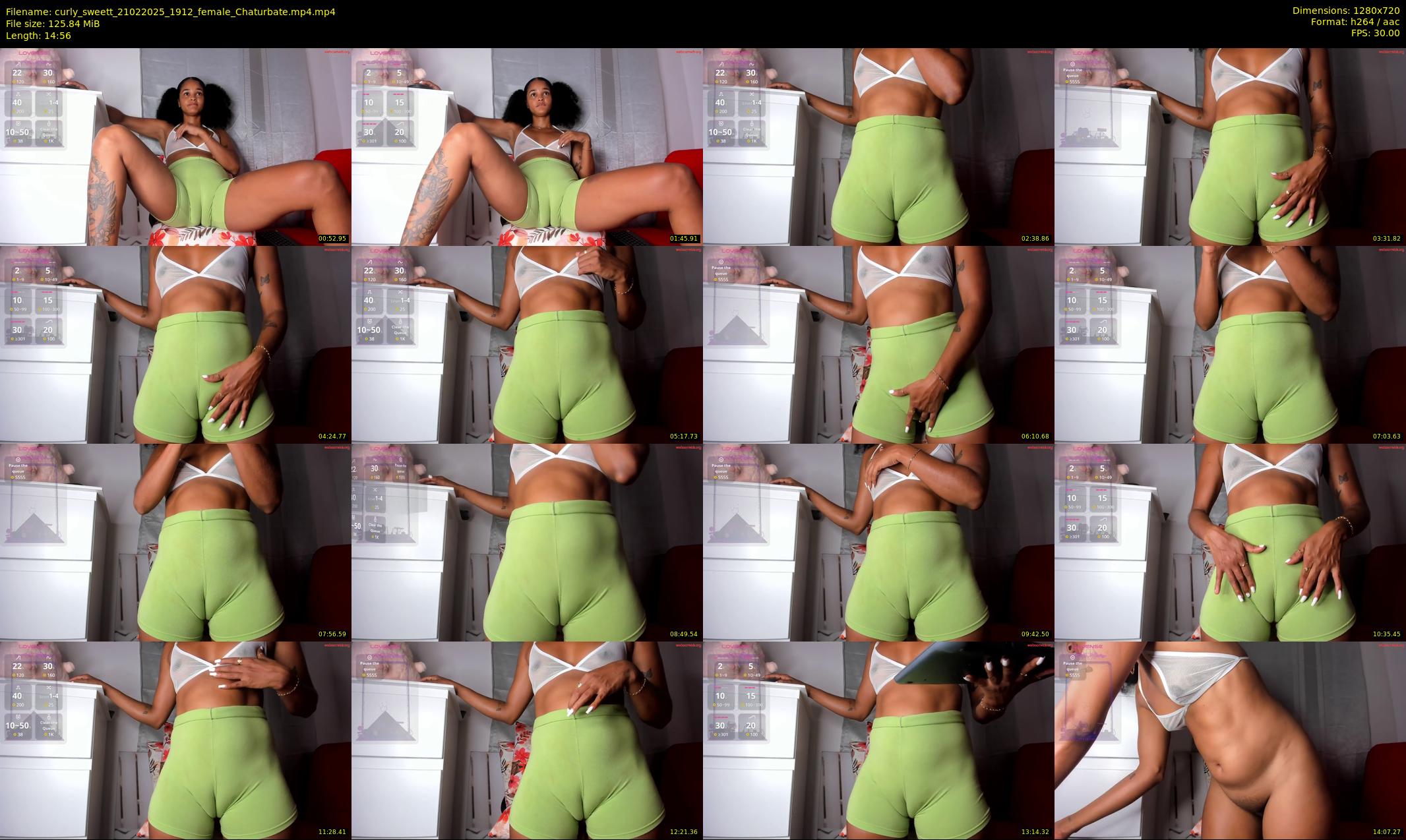 curly_sweett — 15 minute Chaturbate female cam show recording, 720p, Feb 21, 2025
