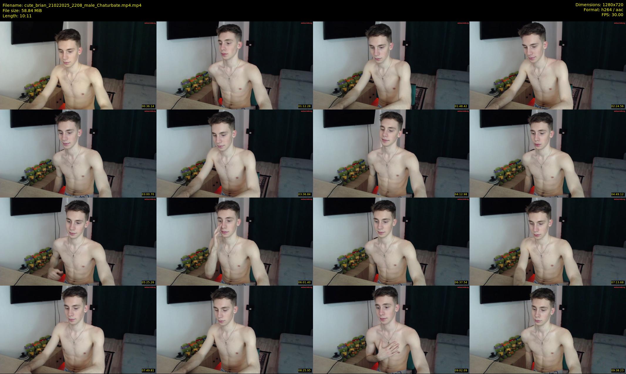 cute_brian — 11 minute Chaturbate male cam show recording, 720p, Feb 21, 2025
