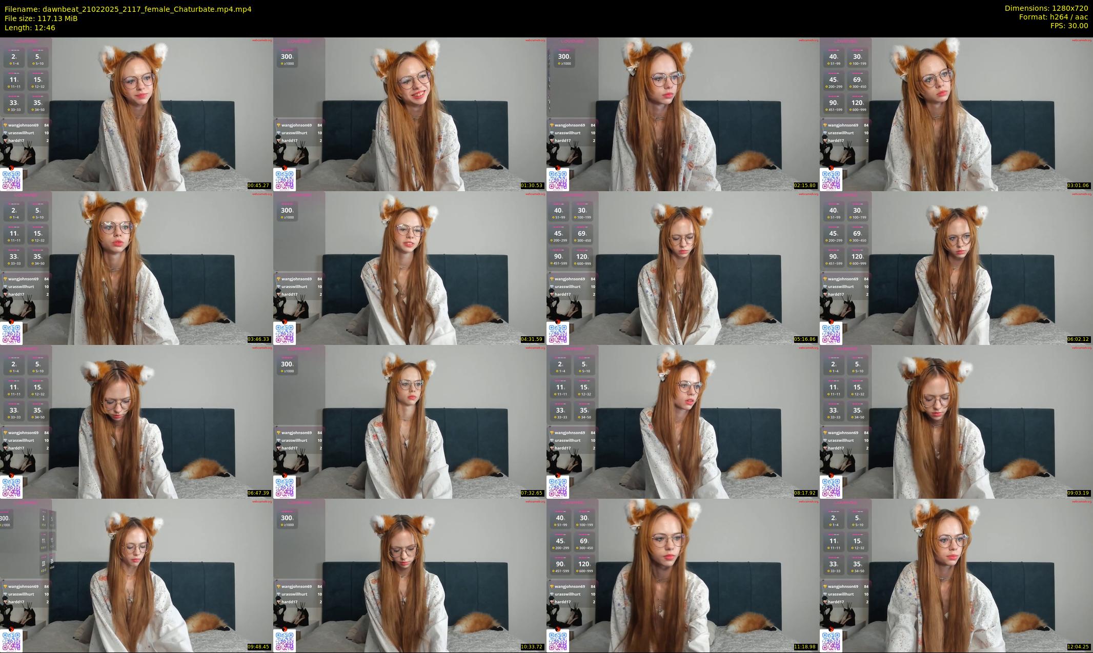 dawnbeat — 13 minute Chaturbate female cam show recording, 720p, Feb 21, 2025