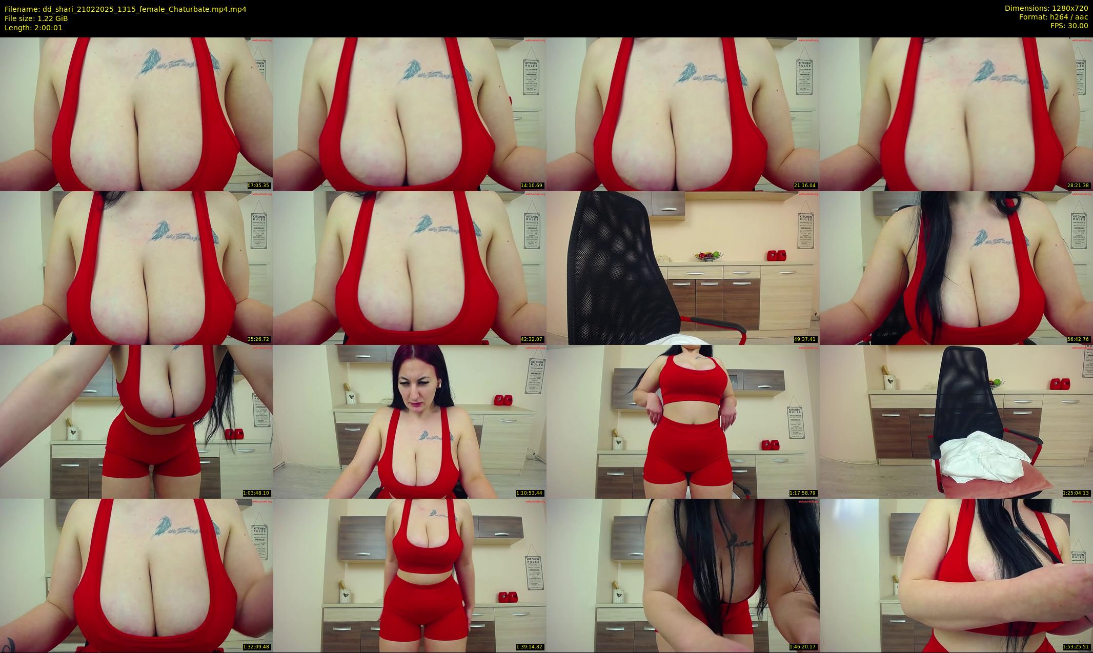 dd_shari — 121 minute Chaturbate female cam show recording, 720p, Feb 21, 2025