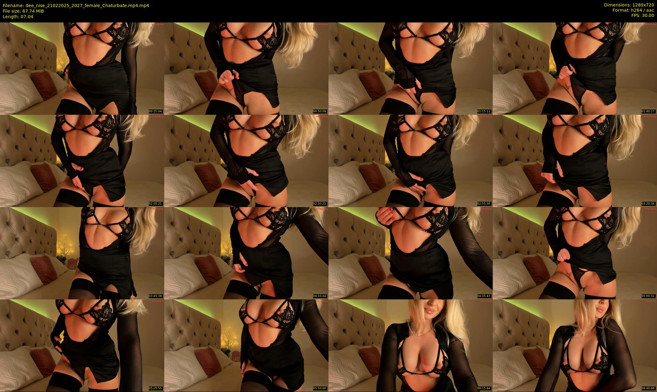 dee_nise — 8 minute Chaturbate female cam show recording, 720p, Feb 21, 2025