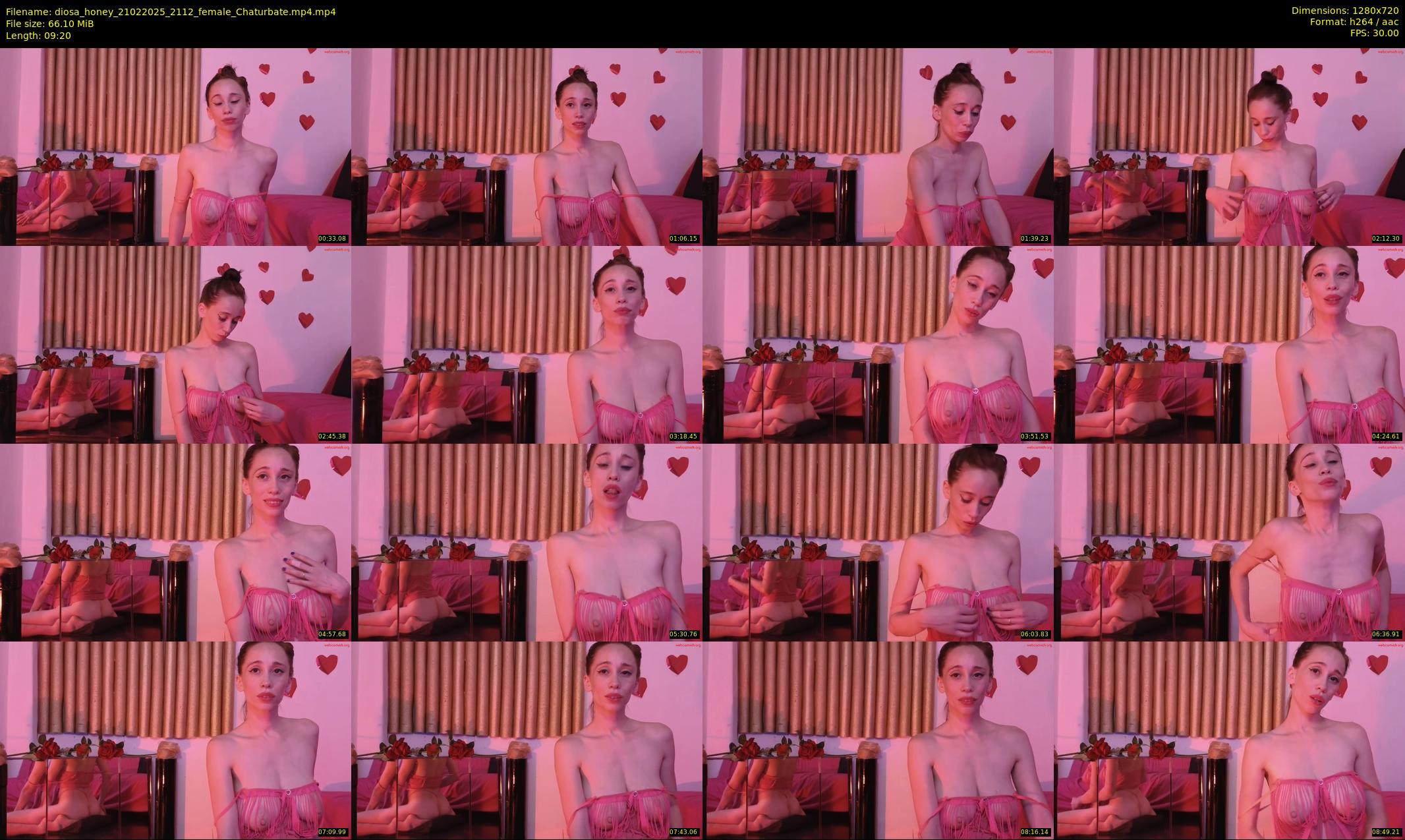 diosa_honey — 10 minute Chaturbate female cam show recording, 720p, Feb 21, 2025