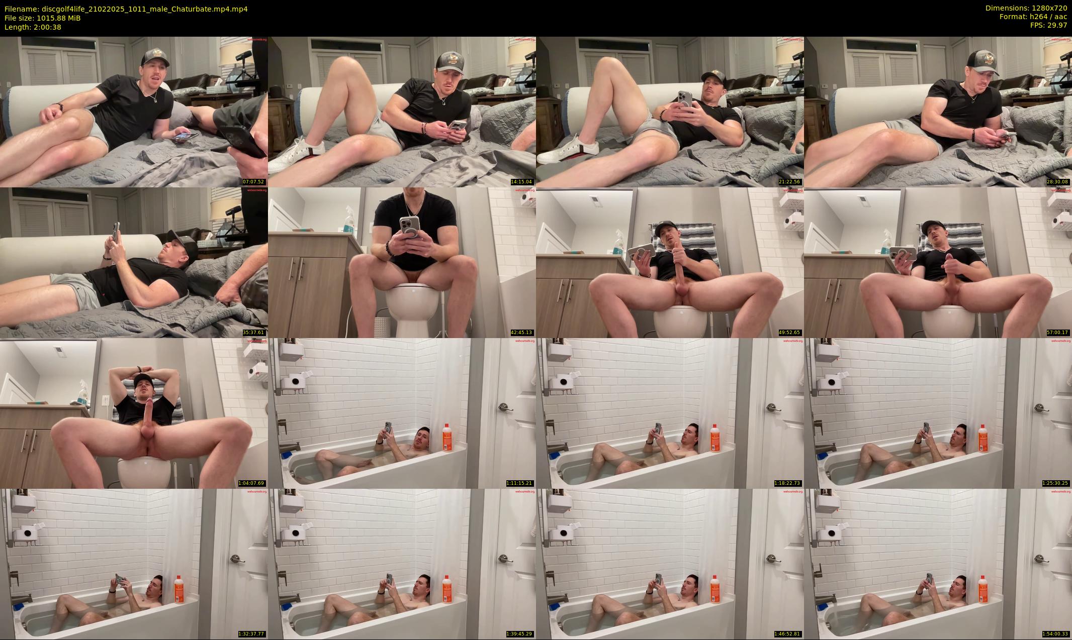 discgolf4life — 121 minute Chaturbate male cam show recording, 720p, Feb 21, 2025
