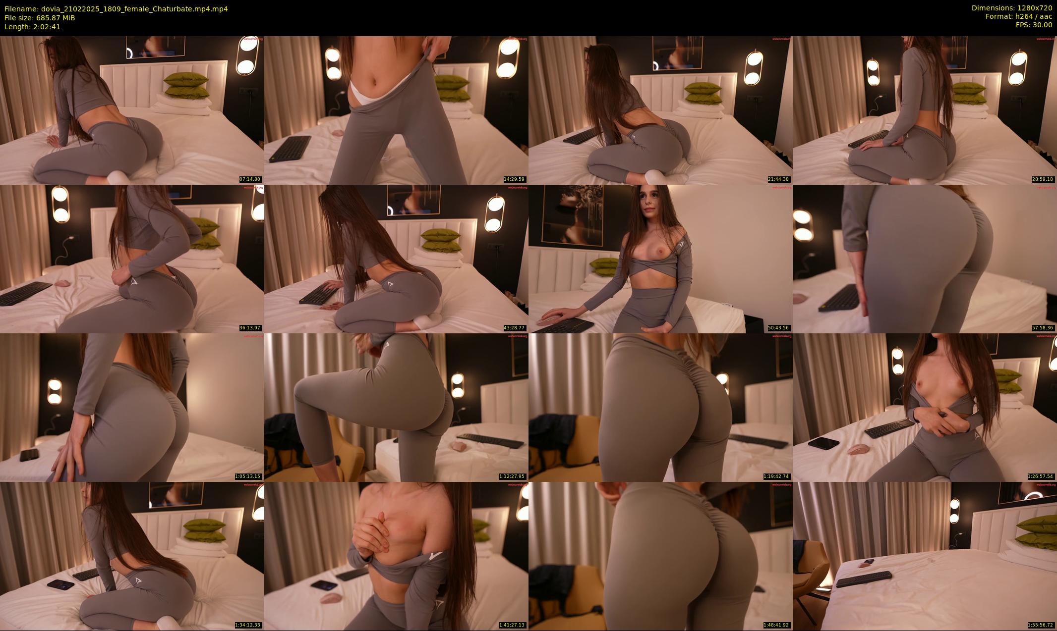 dovia — 123 minute Chaturbate female cam show recording, 720p, Feb 21, 2025