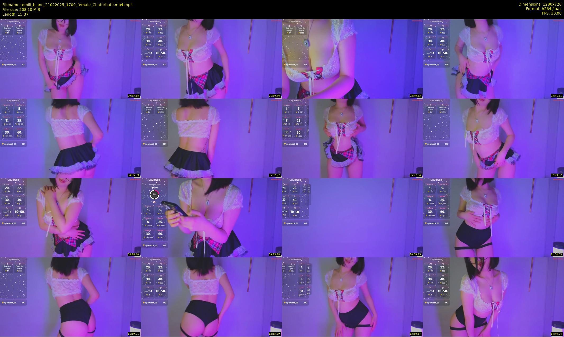 emili_blanc — 16 minute Chaturbate female cam show recording, 720p, Feb 21, 2025