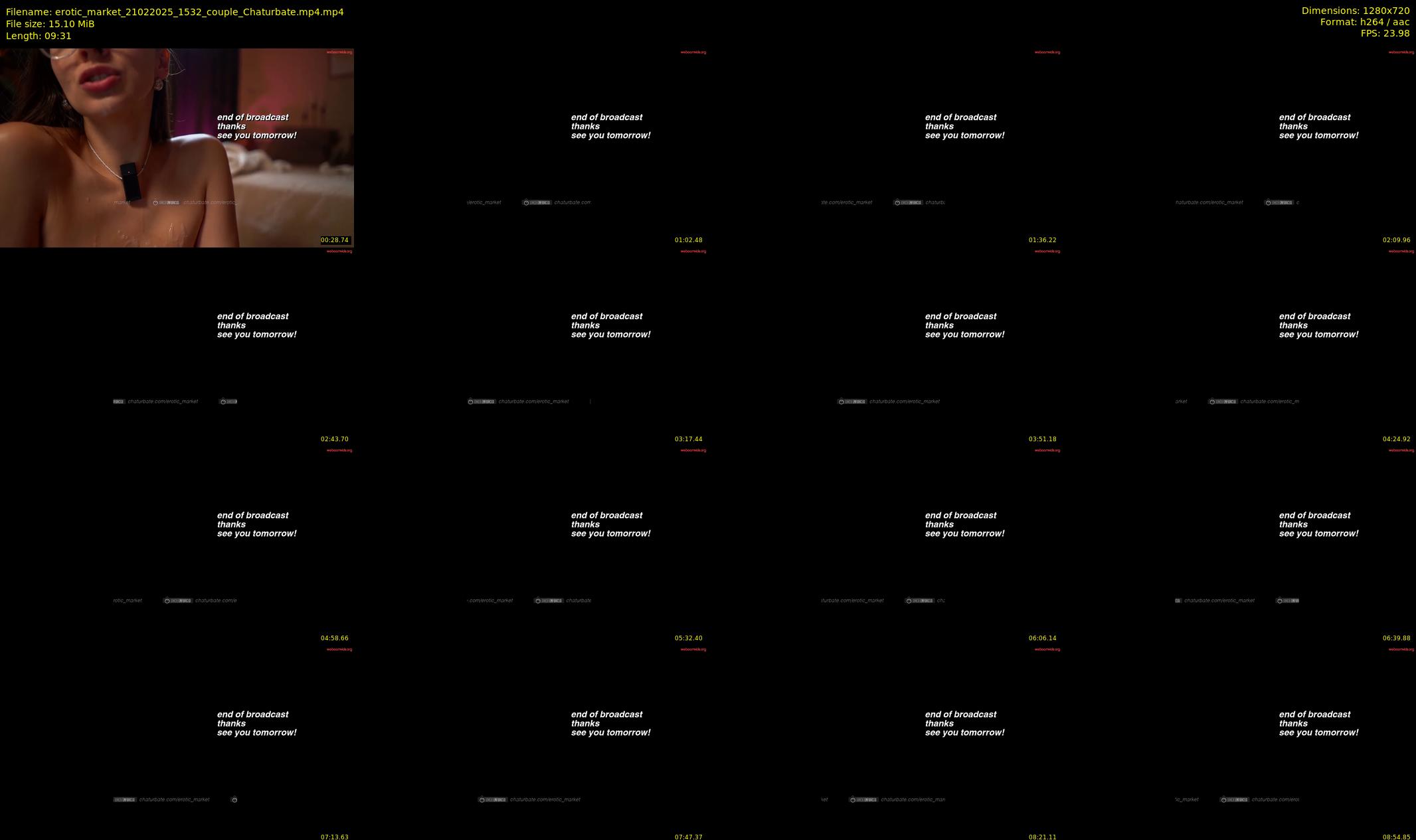 erotic_market — 10 minute Chaturbate couple cam show recording, 720p, Feb 21, 2025