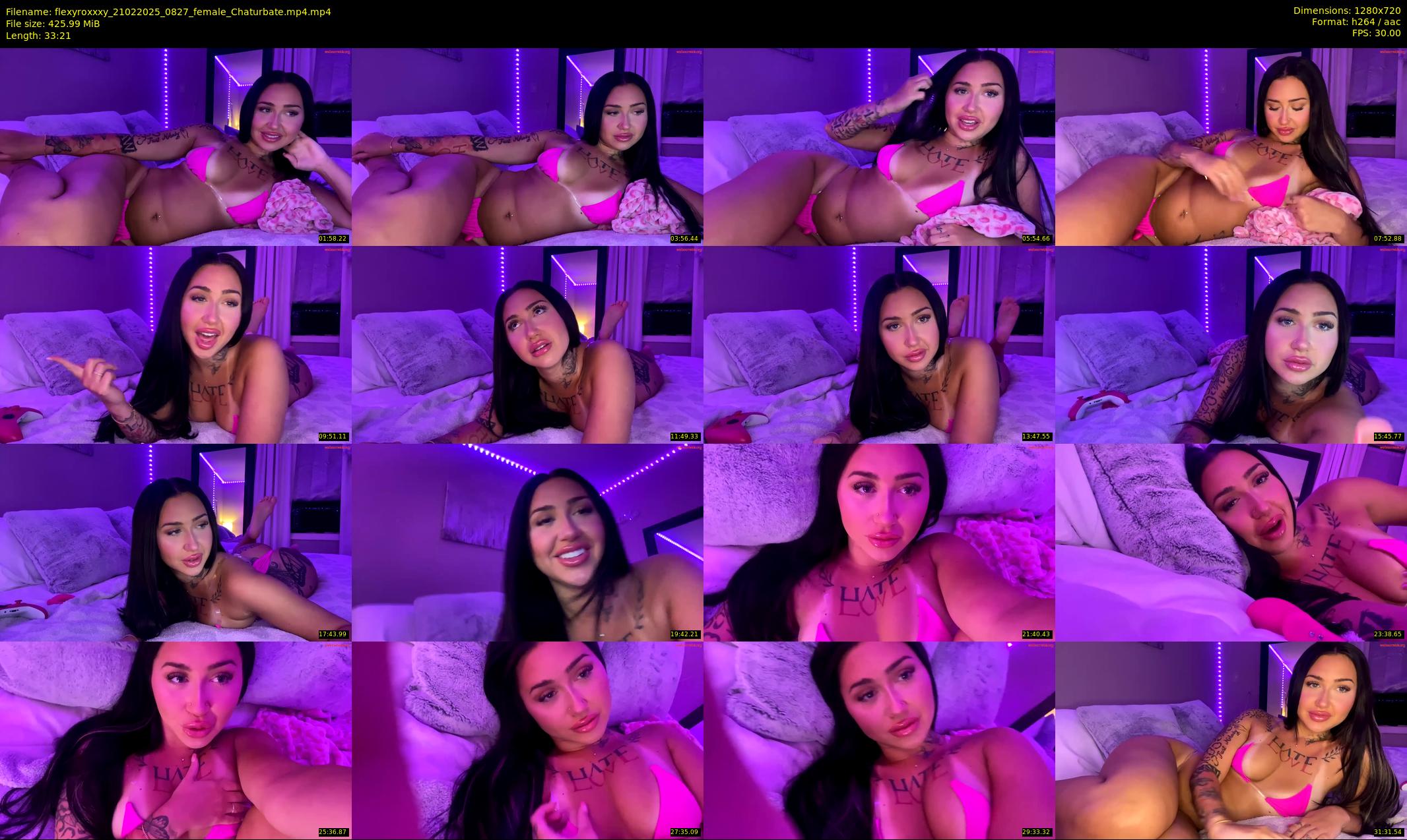 flexyroxxxy — 34 minute Chaturbate female cam show recording, 720p, Feb 21, 2025