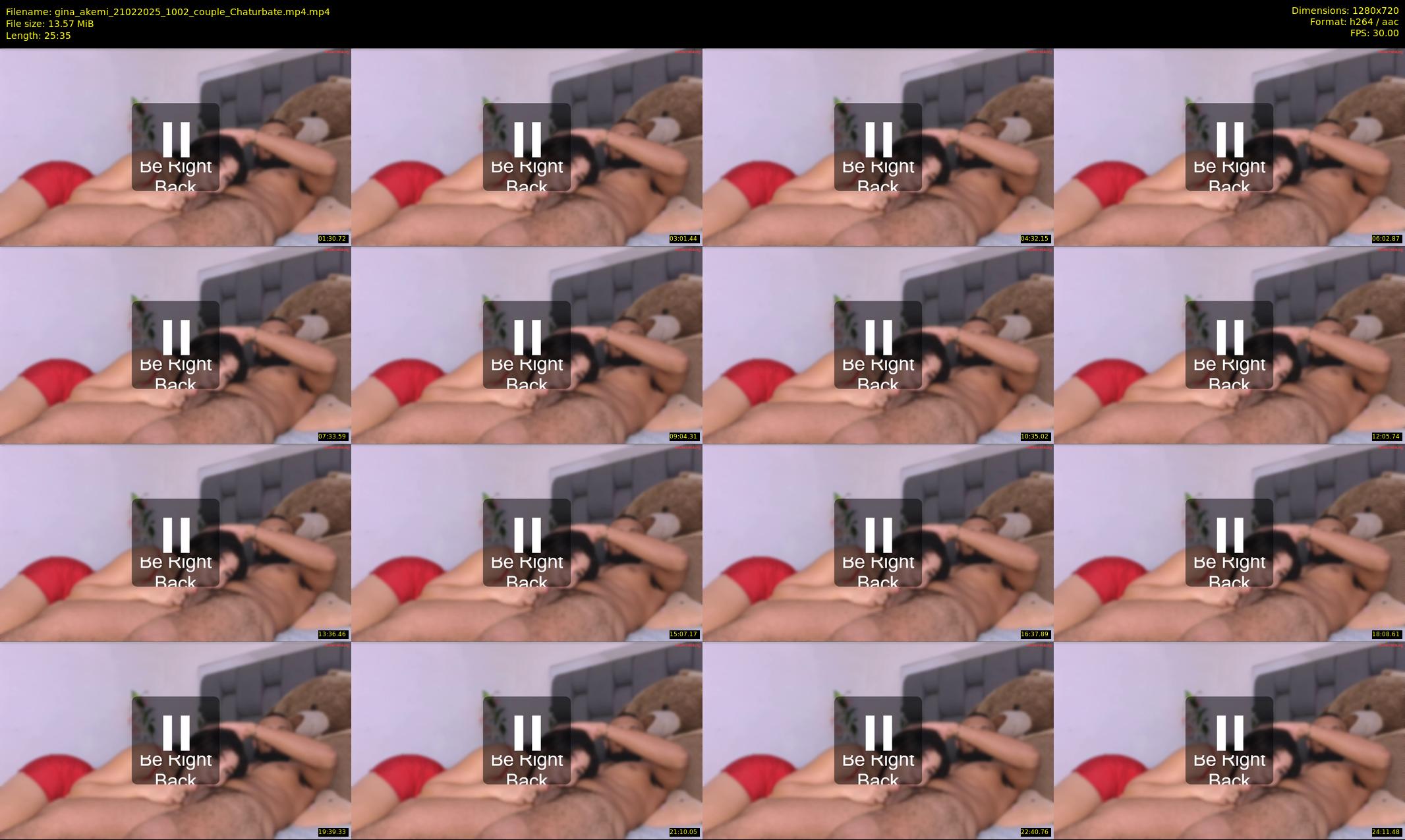 gina_akemi — 26 minute Chaturbate couple cam show recording, 720p, Feb 21, 2025