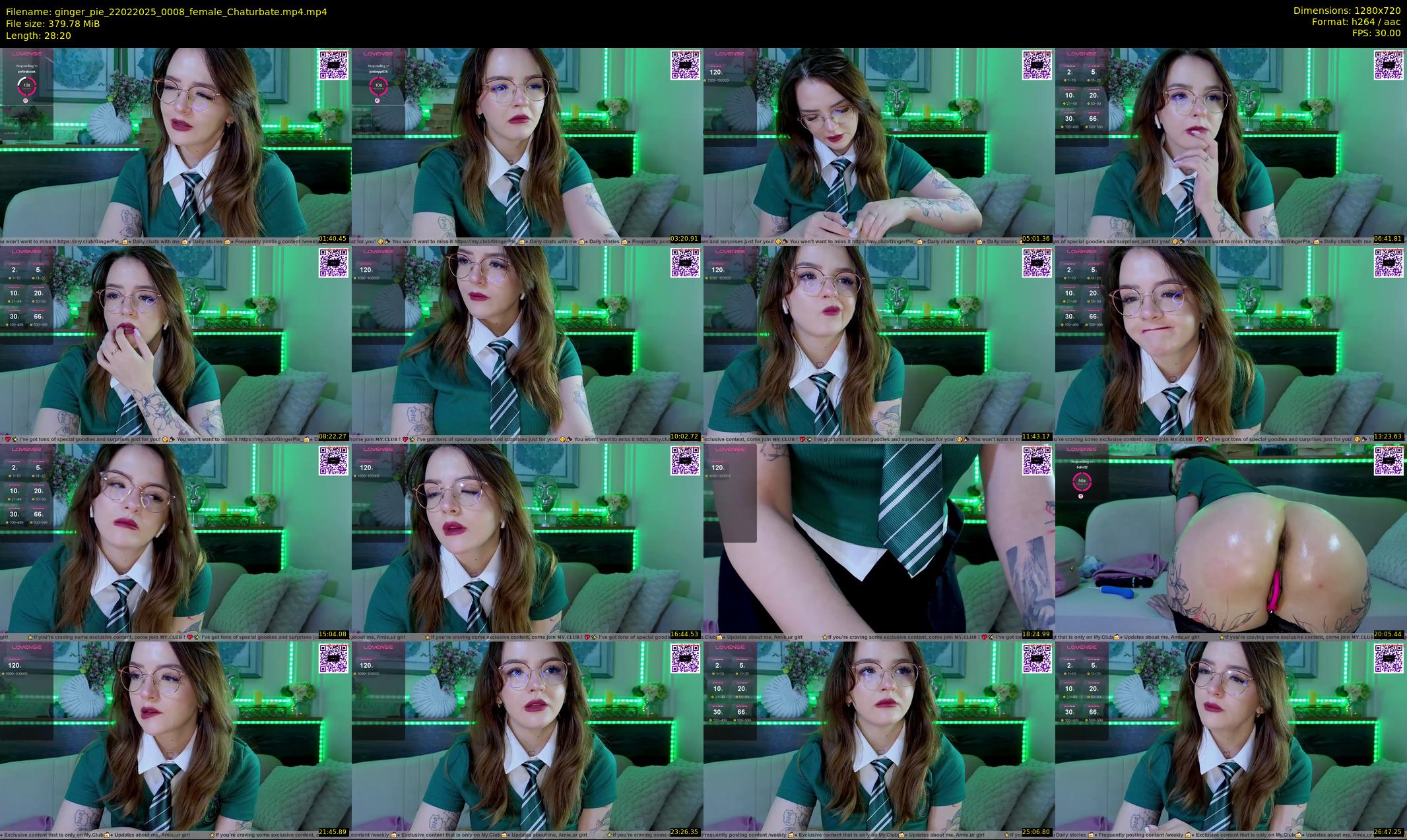 ginger_pie — 29 minute Chaturbate female cam show recording, 720p, Feb 22, 2025