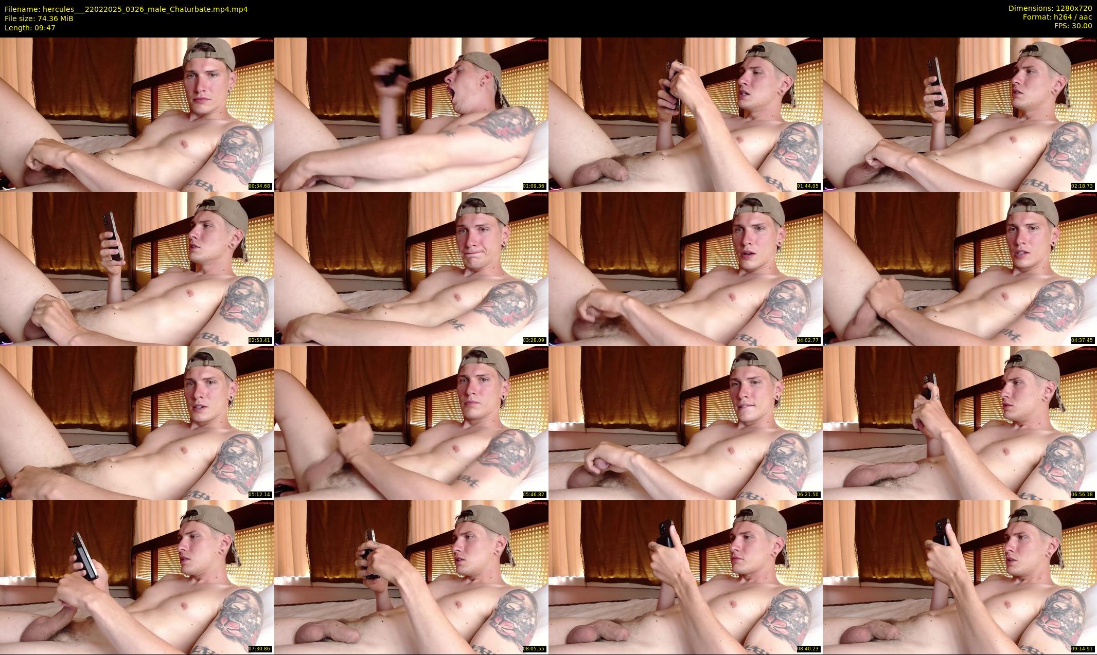 hercules__ — 10 minute Chaturbate male cam show recording, 720p, Feb 22, 2025