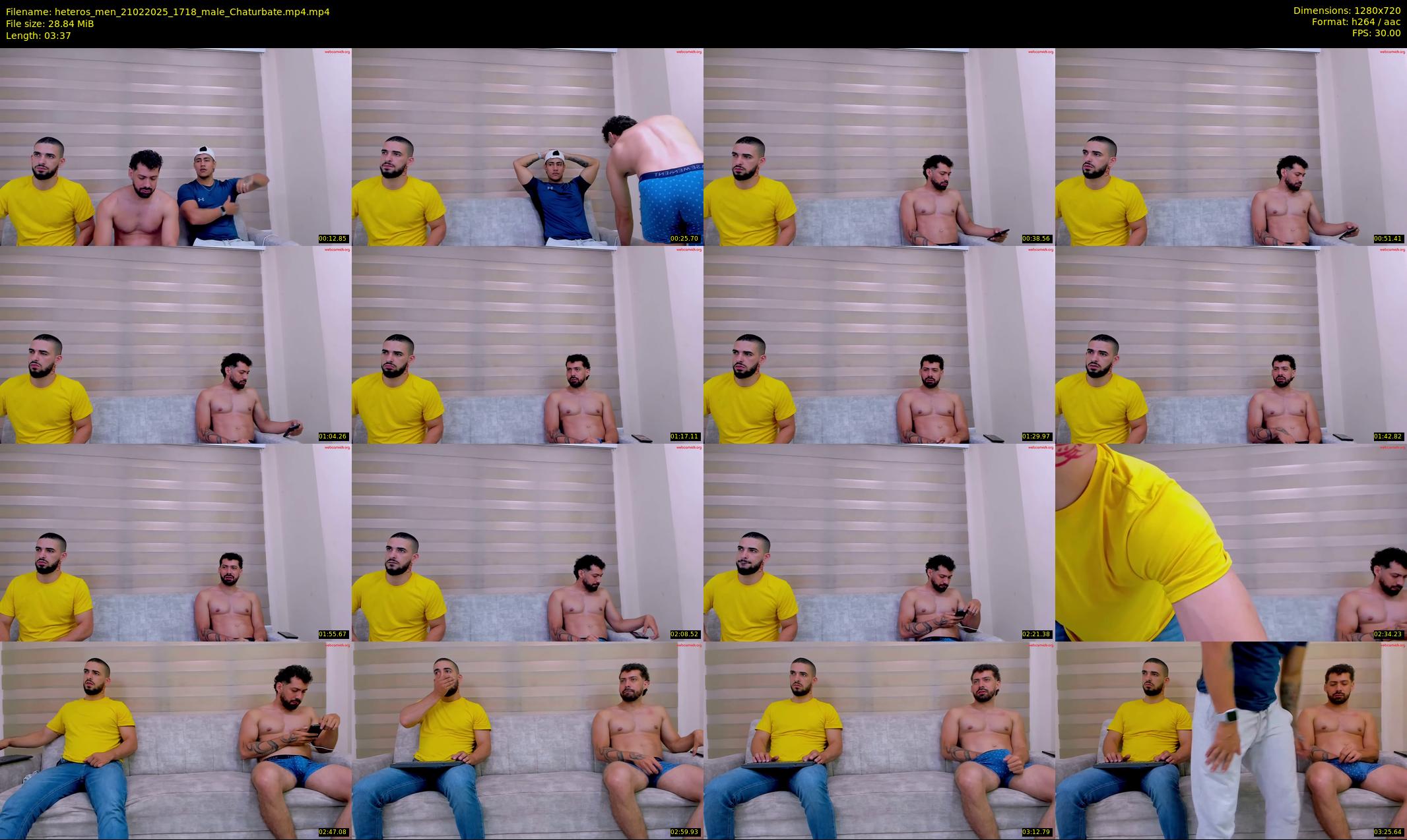 heteros_men — 4 minute Chaturbate male cam show recording, 720p, Feb 21, 2025