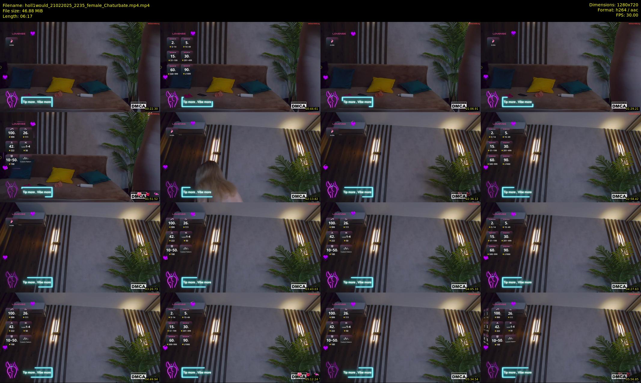 holl1would — 7 minute Chaturbate female cam show recording, 720p, Feb 21, 2025