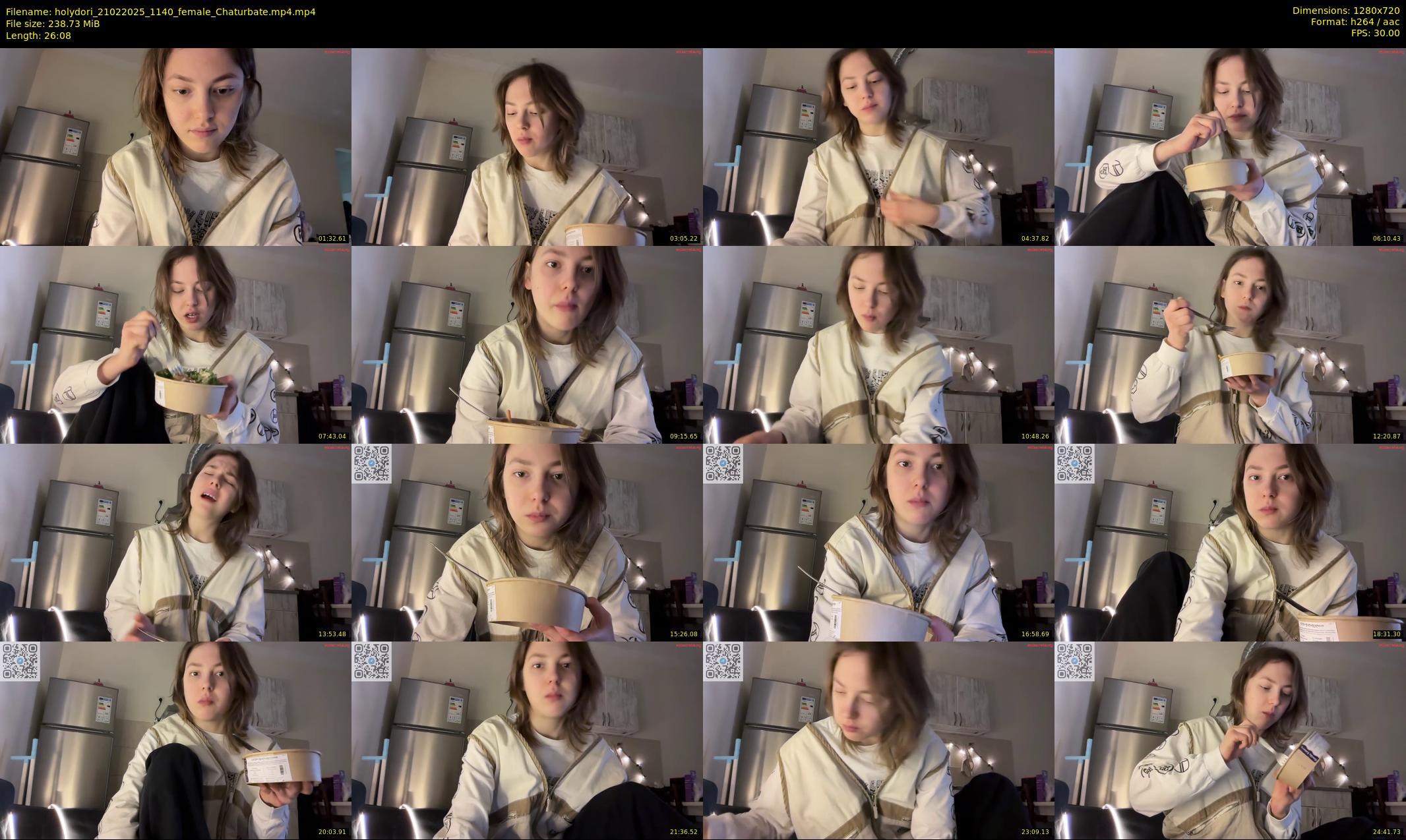 holydori — 27 minute Chaturbate female cam show recording, 720p, Feb 21, 2025