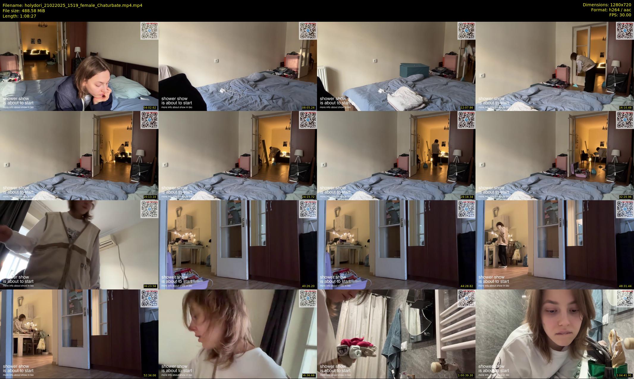 holydori — 69 minute Chaturbate female cam show recording, 720p, Feb 21, 2025