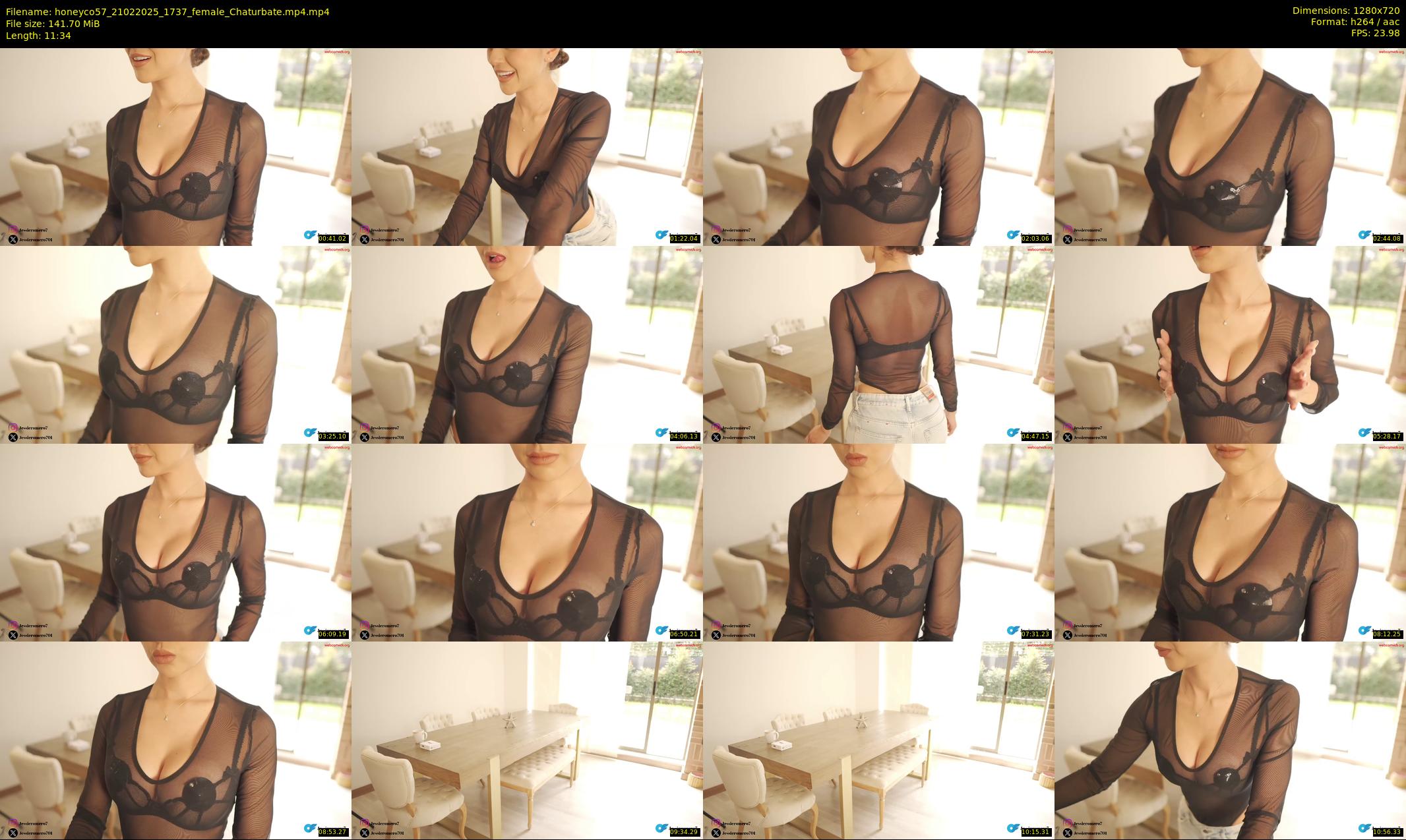 honeyco57 — 12 minute Chaturbate female cam show recording, 720p, Feb 21, 2025