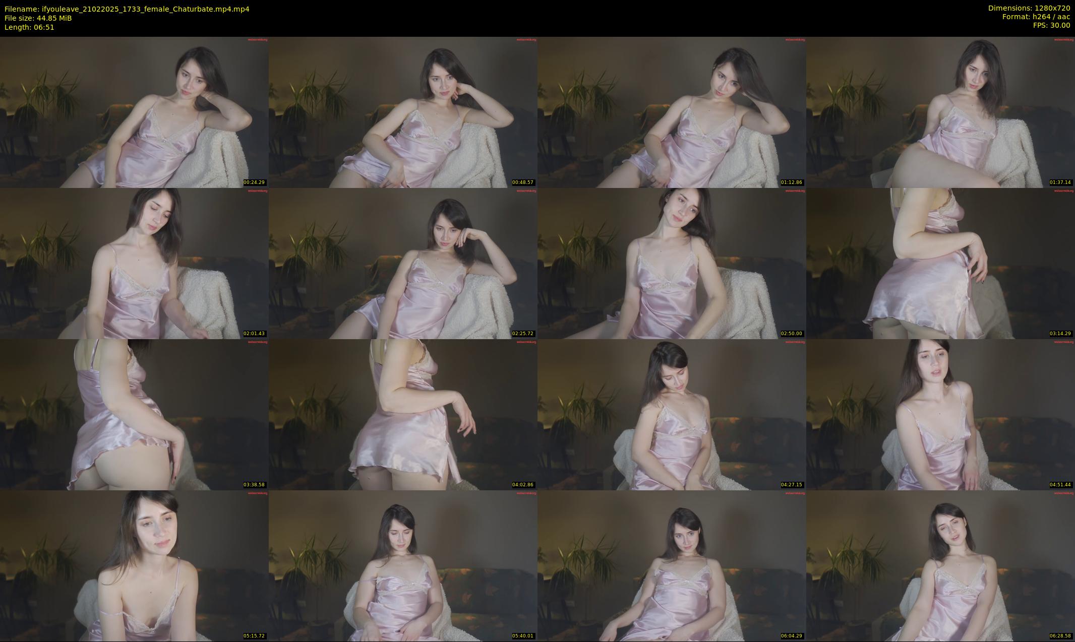 ifyouleave — 7 minute Chaturbate female cam show recording, 720p, Feb 21, 2025