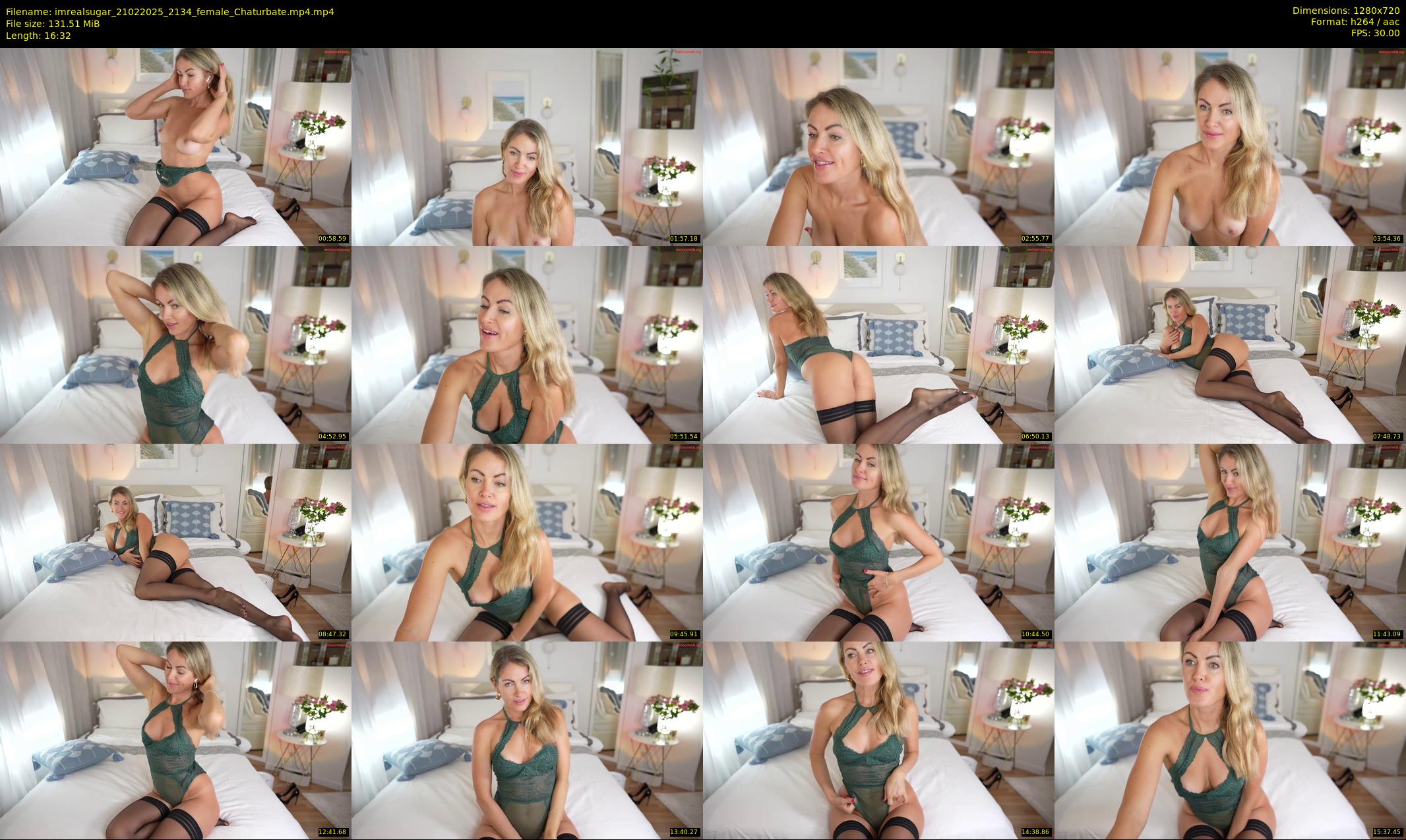 imrealsugar — 17 minute Chaturbate female cam show recording, 720p, Feb 21, 2025