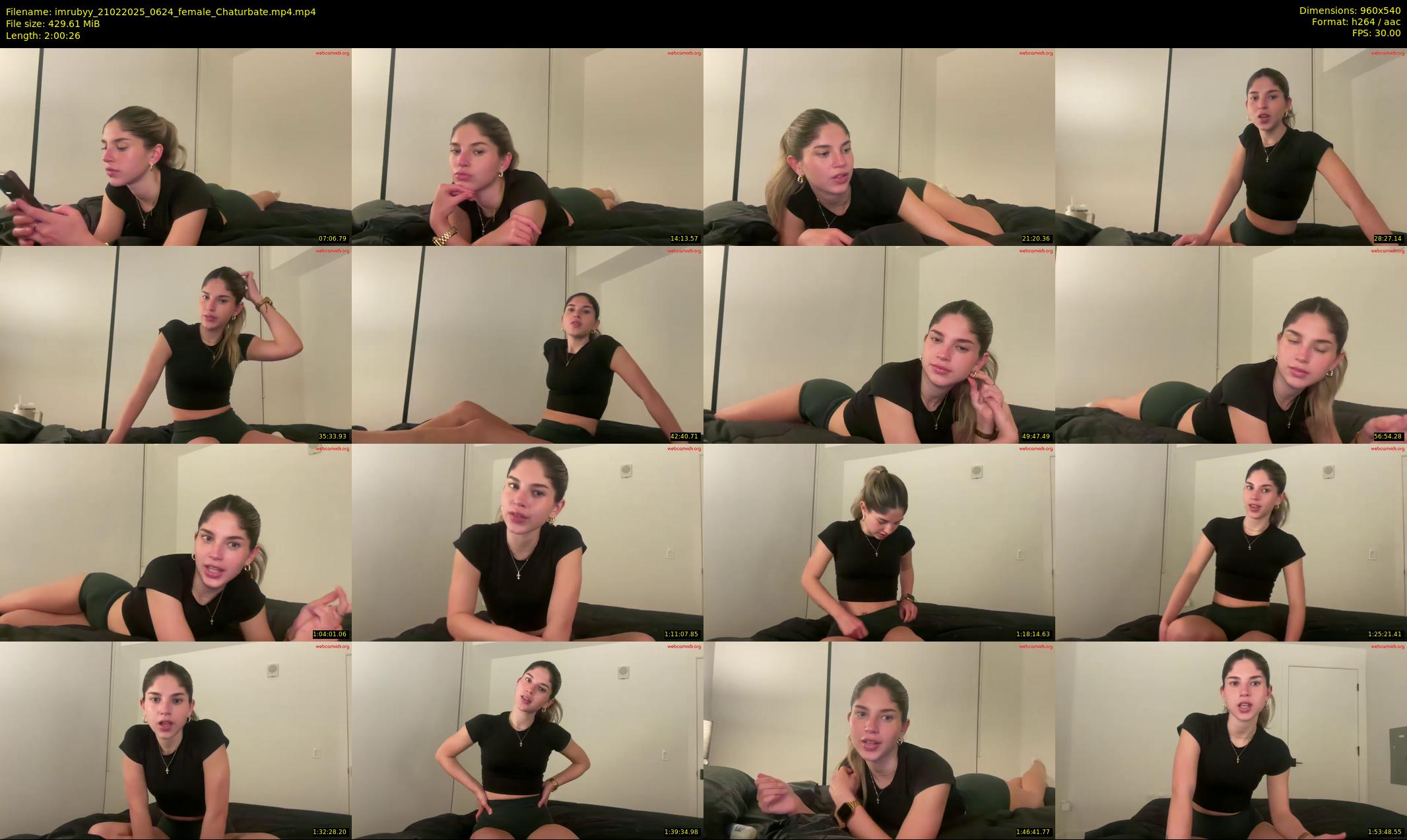 imrubyy — 121 minute Chaturbate female cam show recording, 480p, Feb 21, 2025