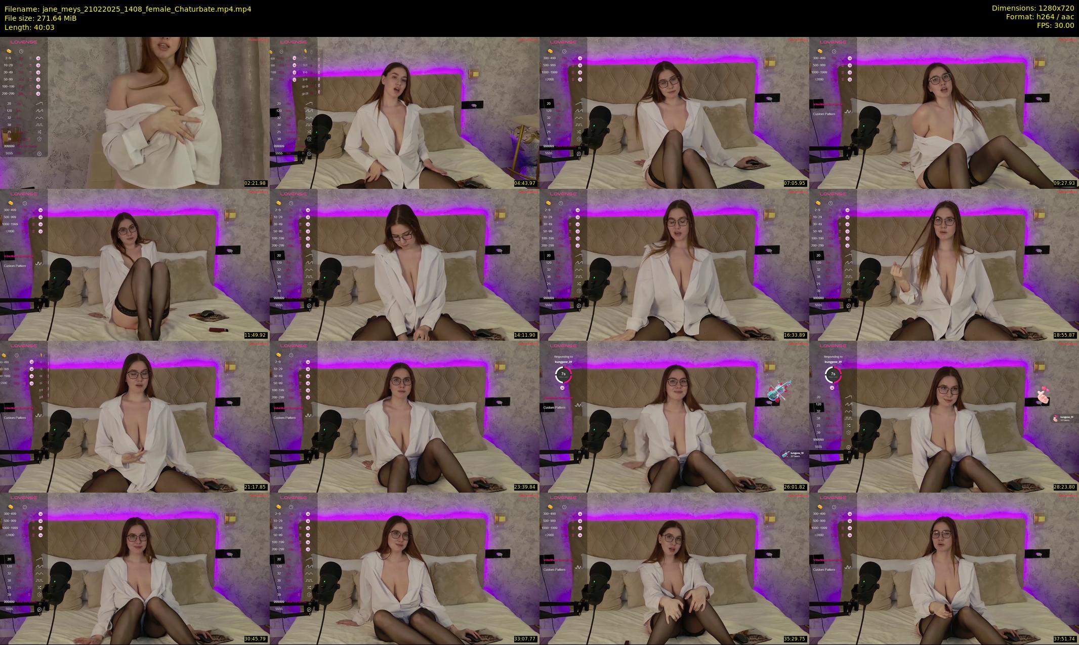 jane_meys — 41 minute Chaturbate female cam show recording, 720p, Feb 21, 2025