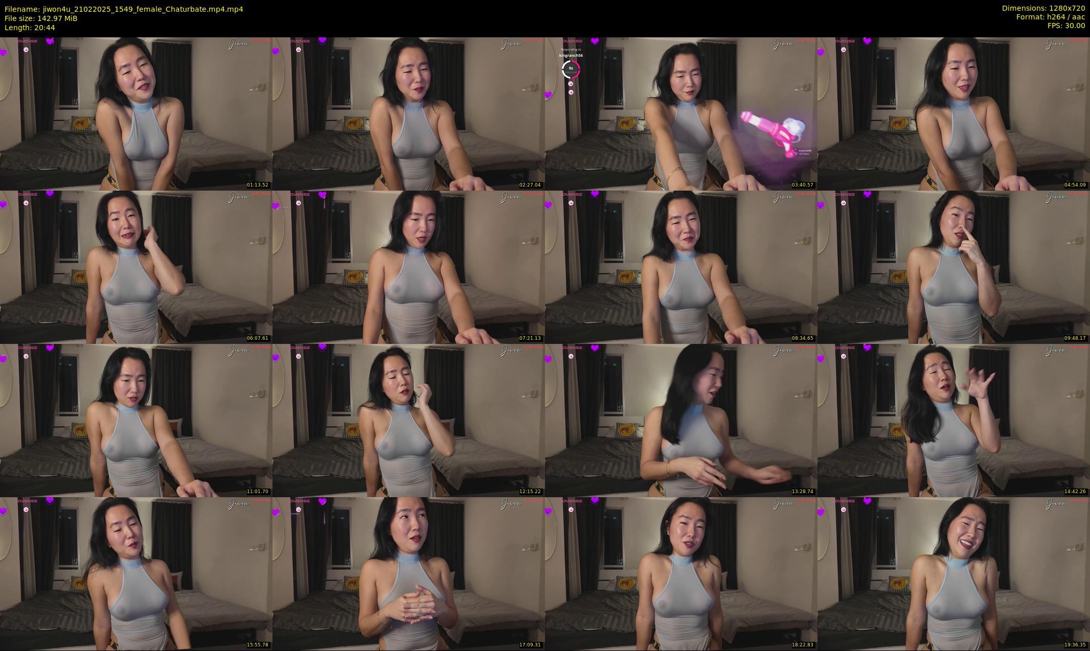 jiwon4u — 21 minute Chaturbate female cam show recording, 720p, Feb 21, 2025