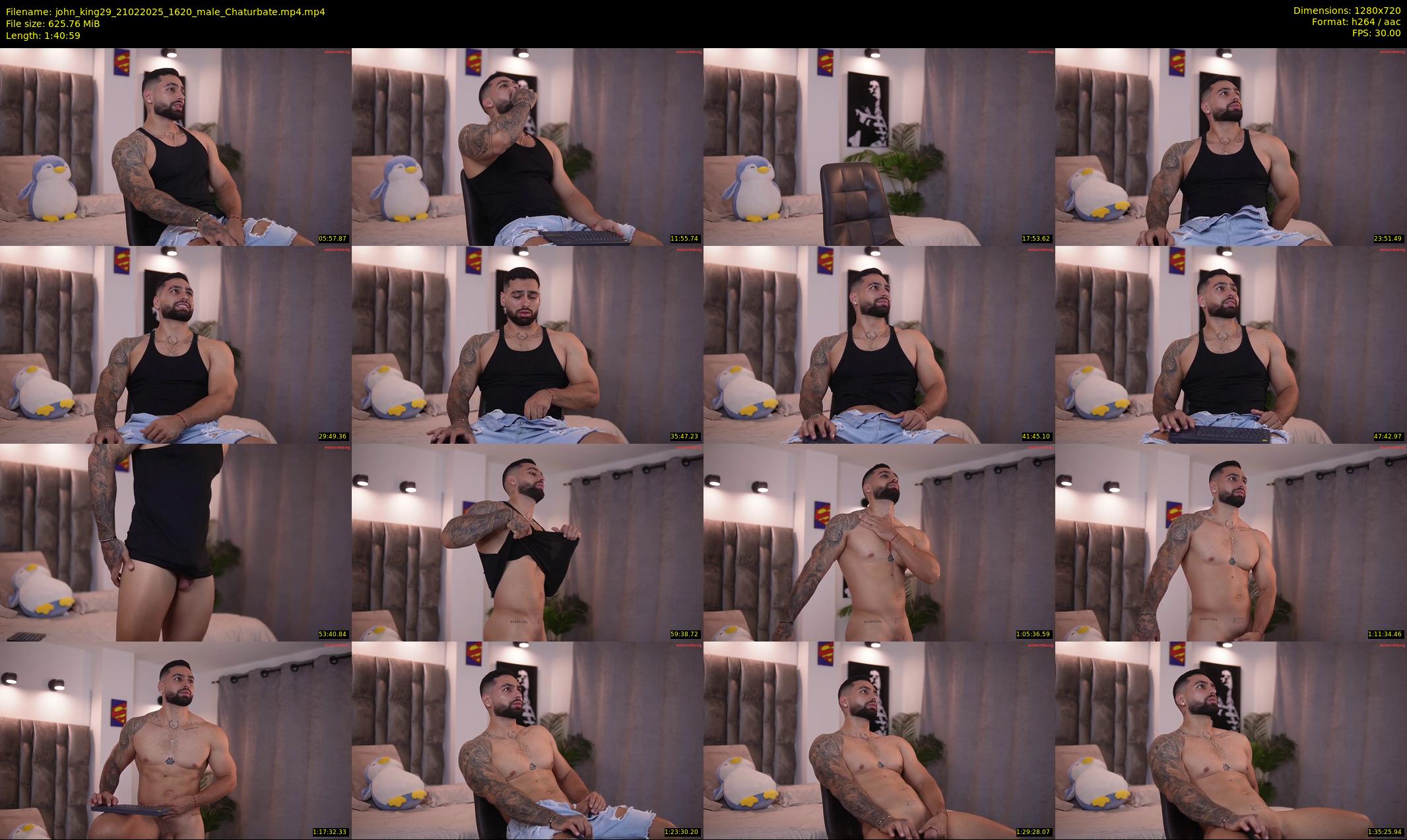 john_king29 — 101 minute Chaturbate male cam show recording, 720p, Feb 21, 2025